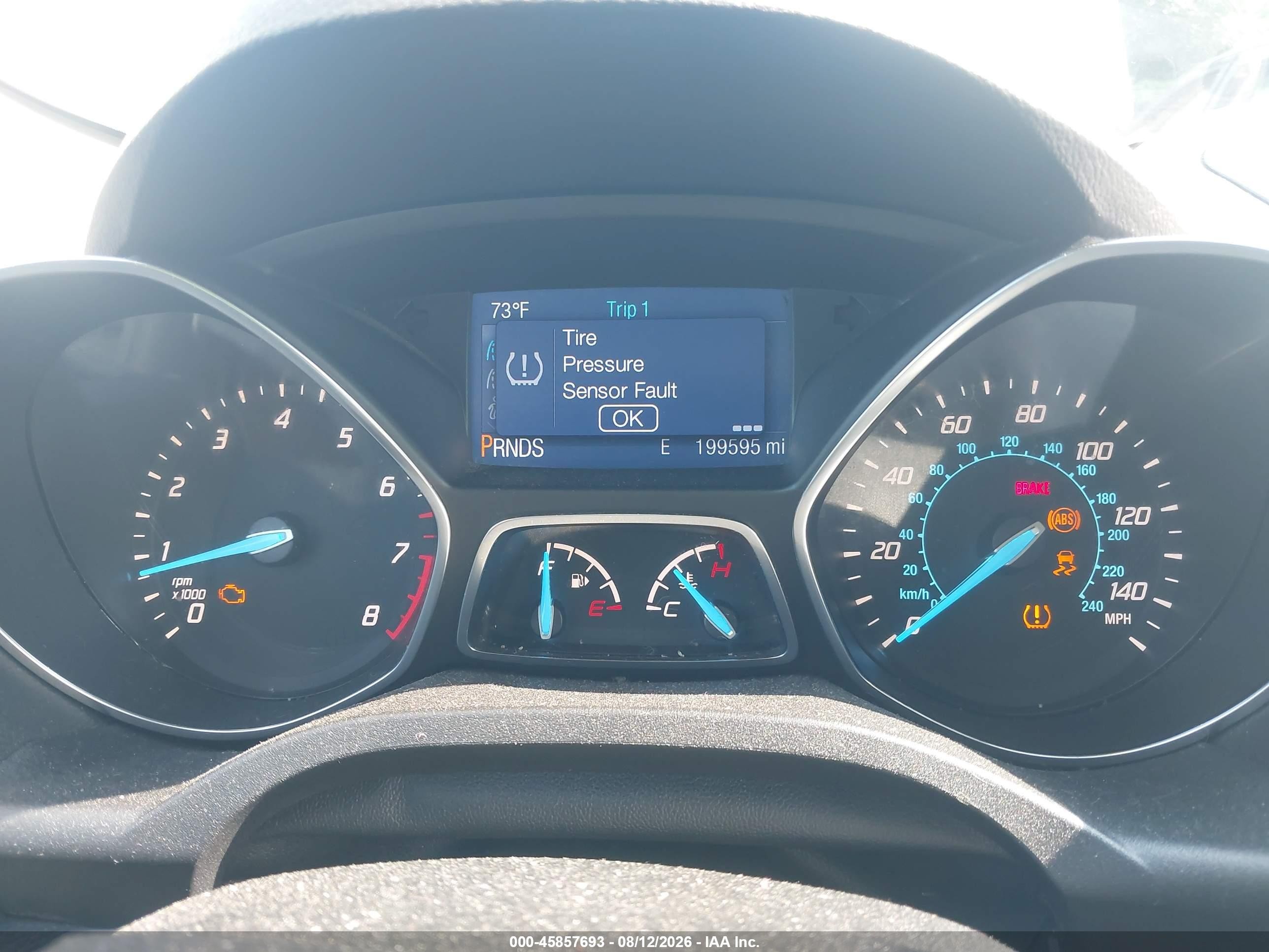 2013 Ford Escape Se White vin: 1FMCU0GX6DUC04395