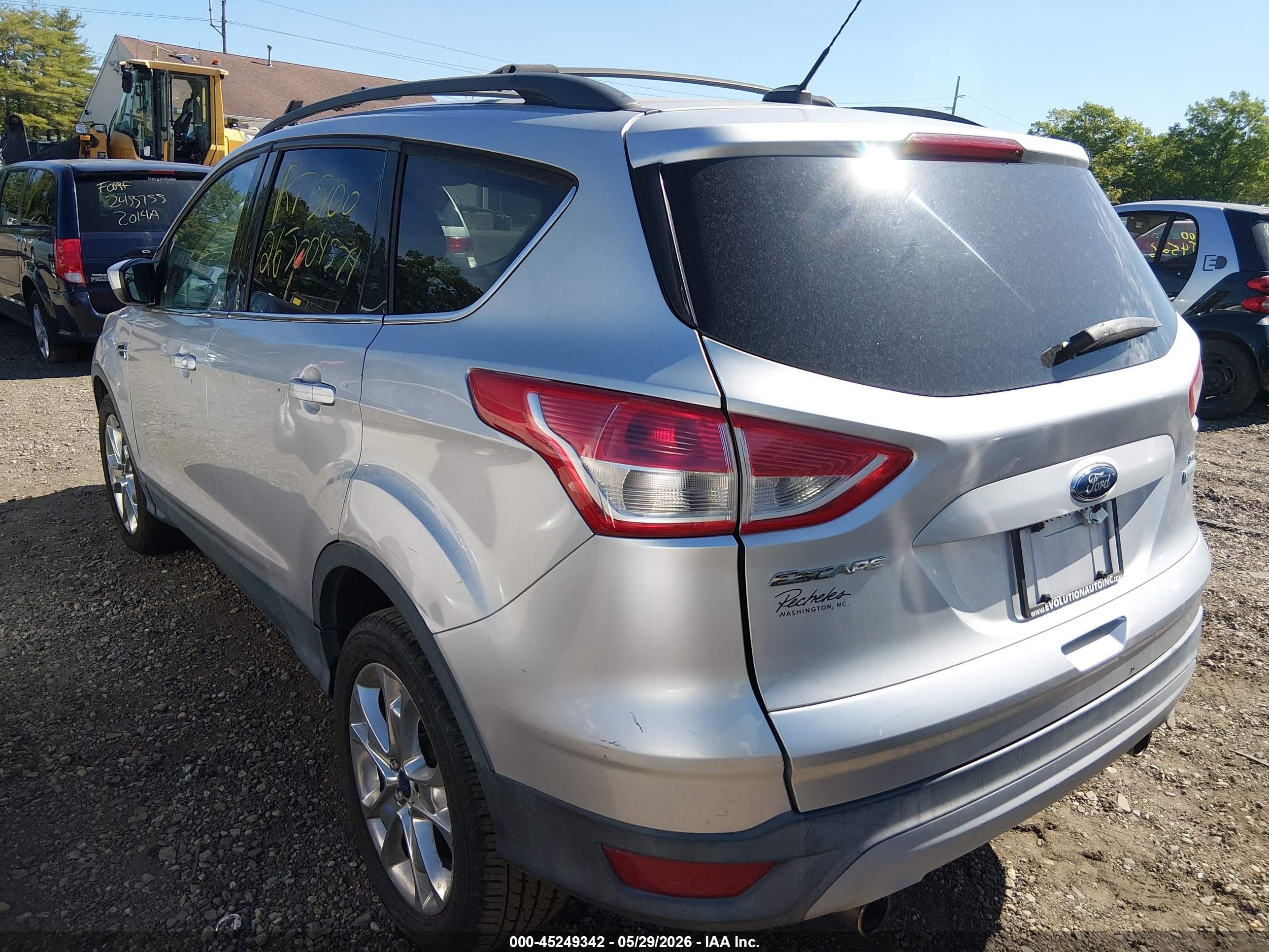 2013 Ford Escape Se Gray vin: 1FMCU0GX6DUC59123