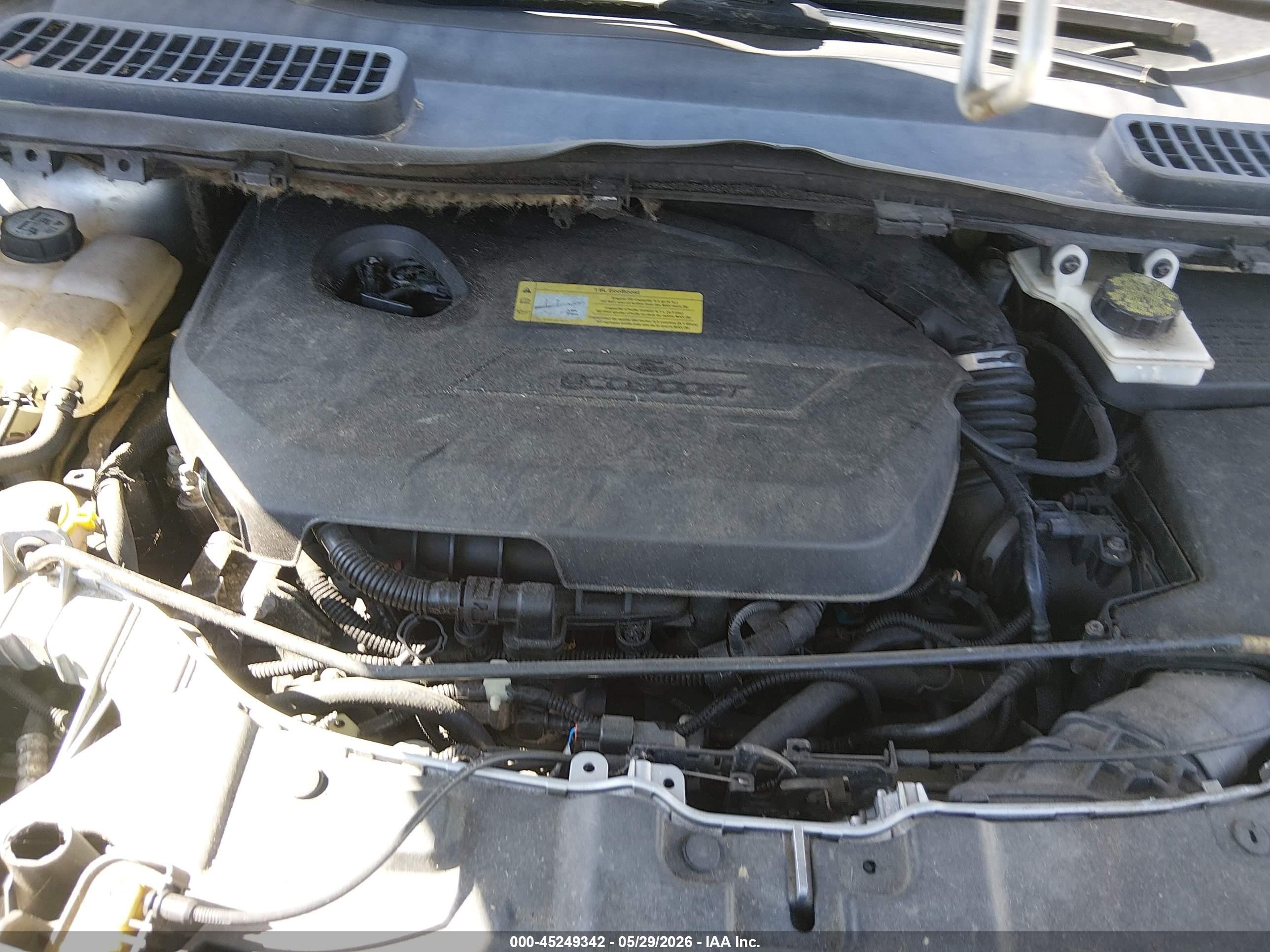 2013 Ford Escape Se Gray vin: 1FMCU0GX6DUC59123