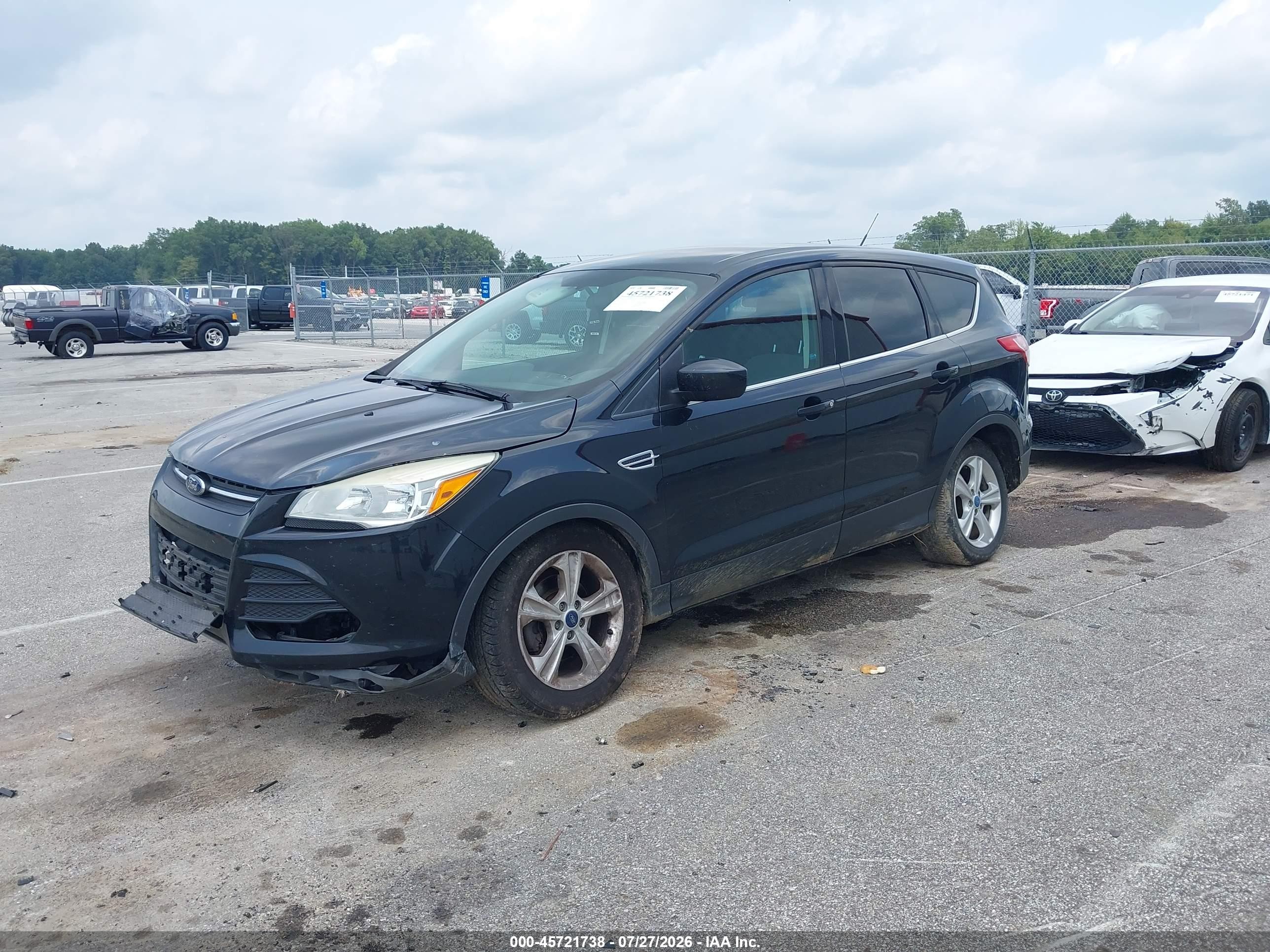 2013 Ford Escape Se Black vin: 1FMCU0GX6DUD52109