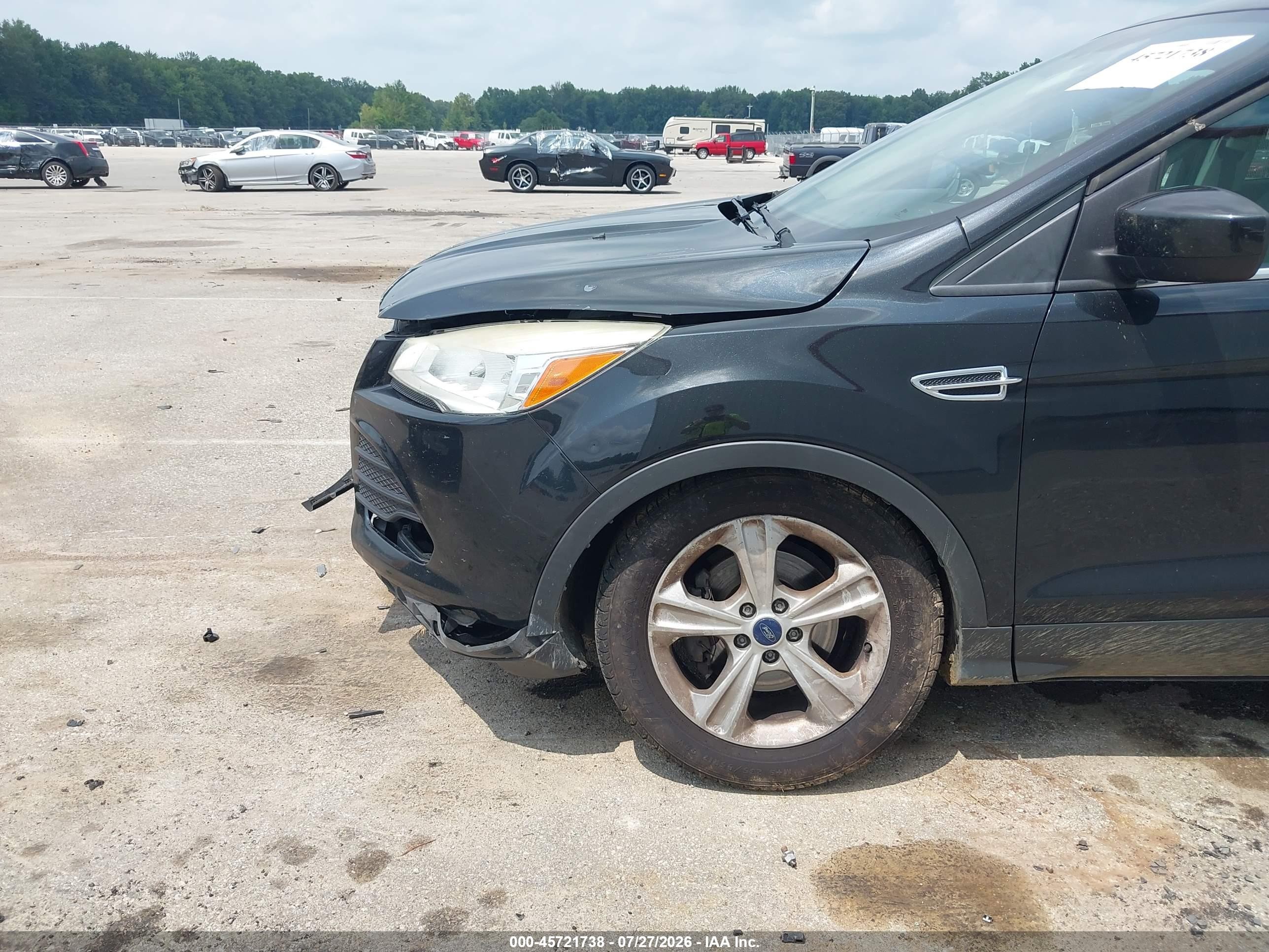 2013 Ford Escape Se Black vin: 1FMCU0GX6DUD52109