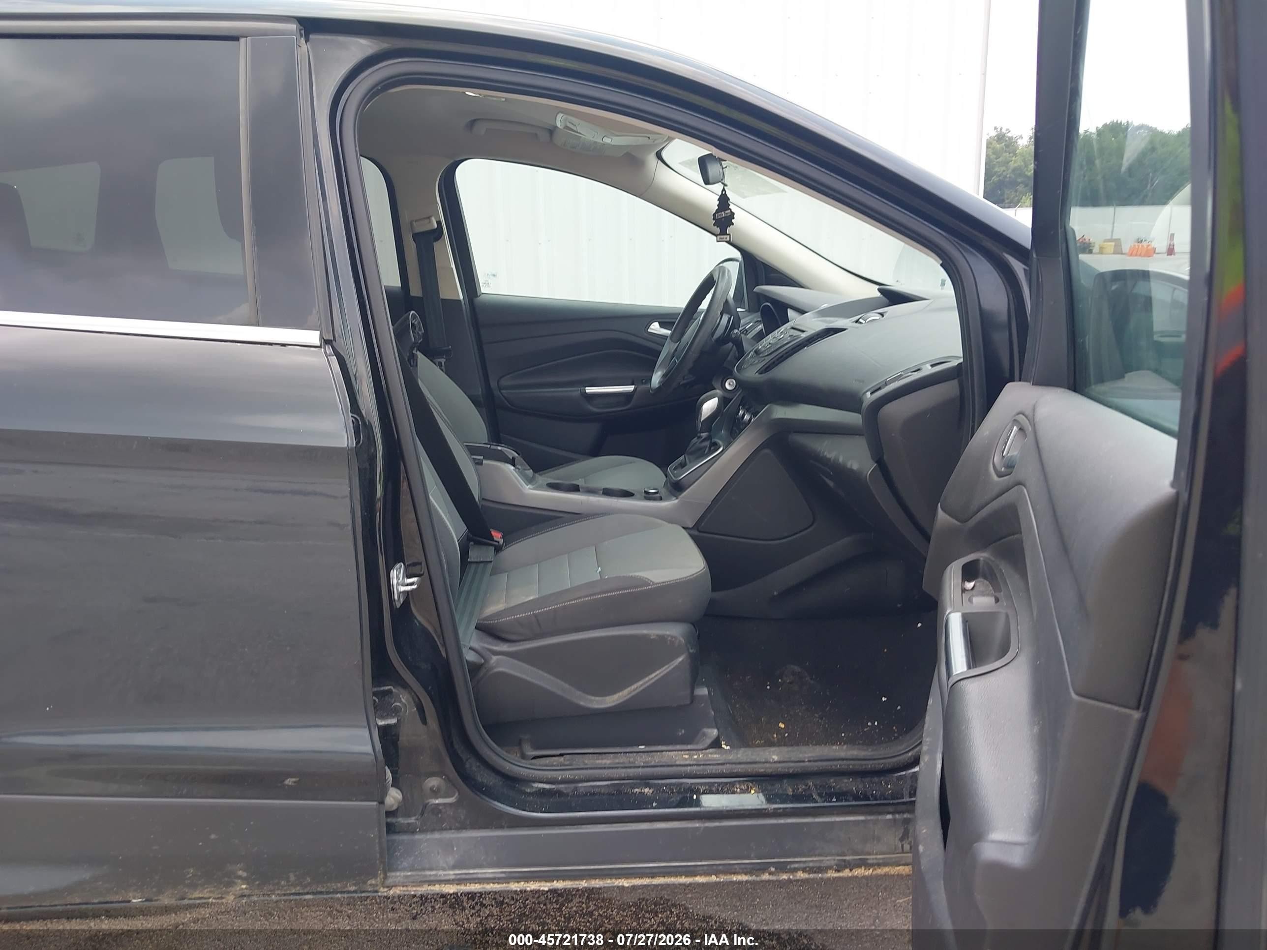 2013 Ford Escape Se Black vin: 1FMCU0GX6DUD52109