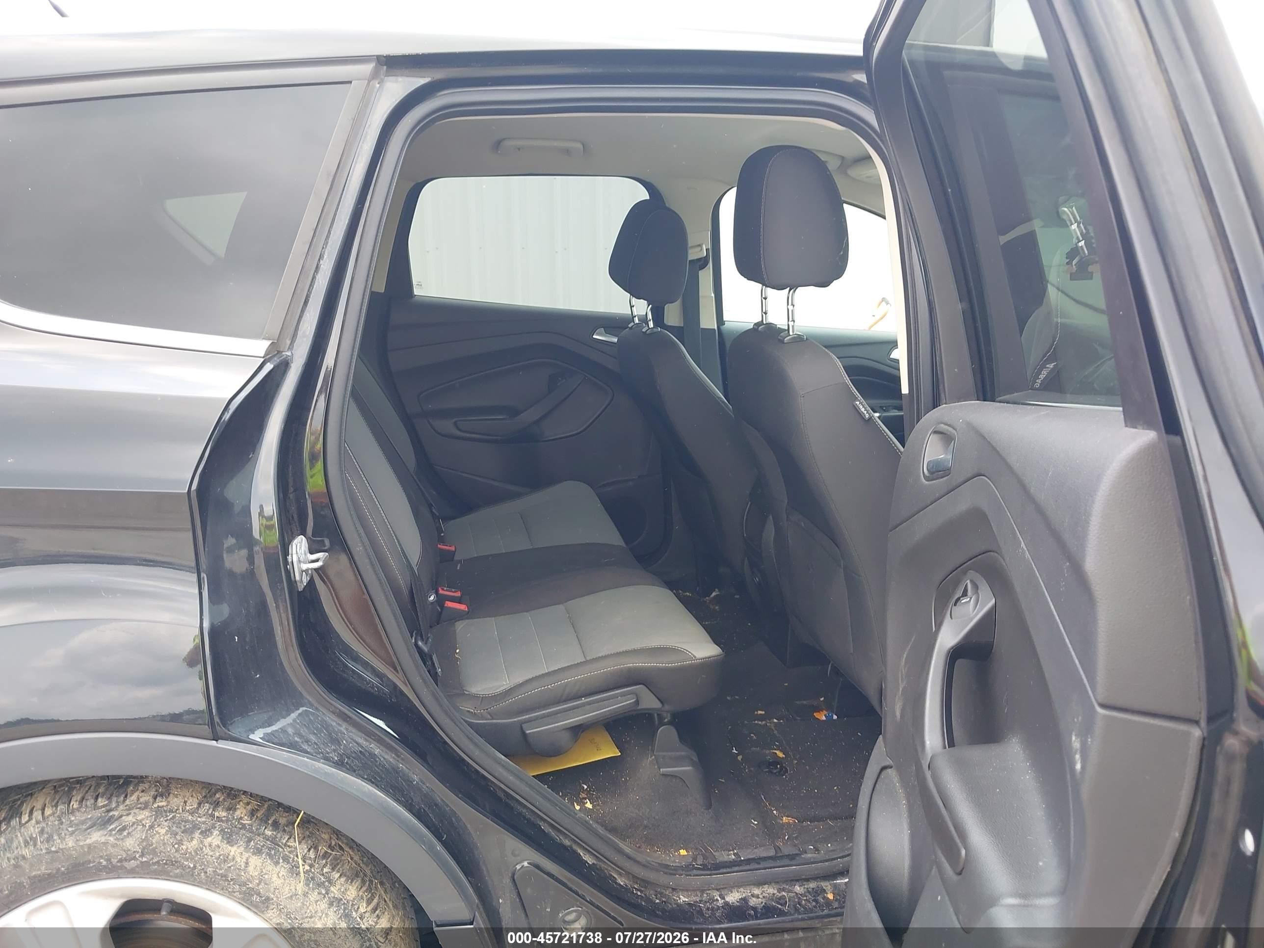 2013 Ford Escape Se Black vin: 1FMCU0GX6DUD52109