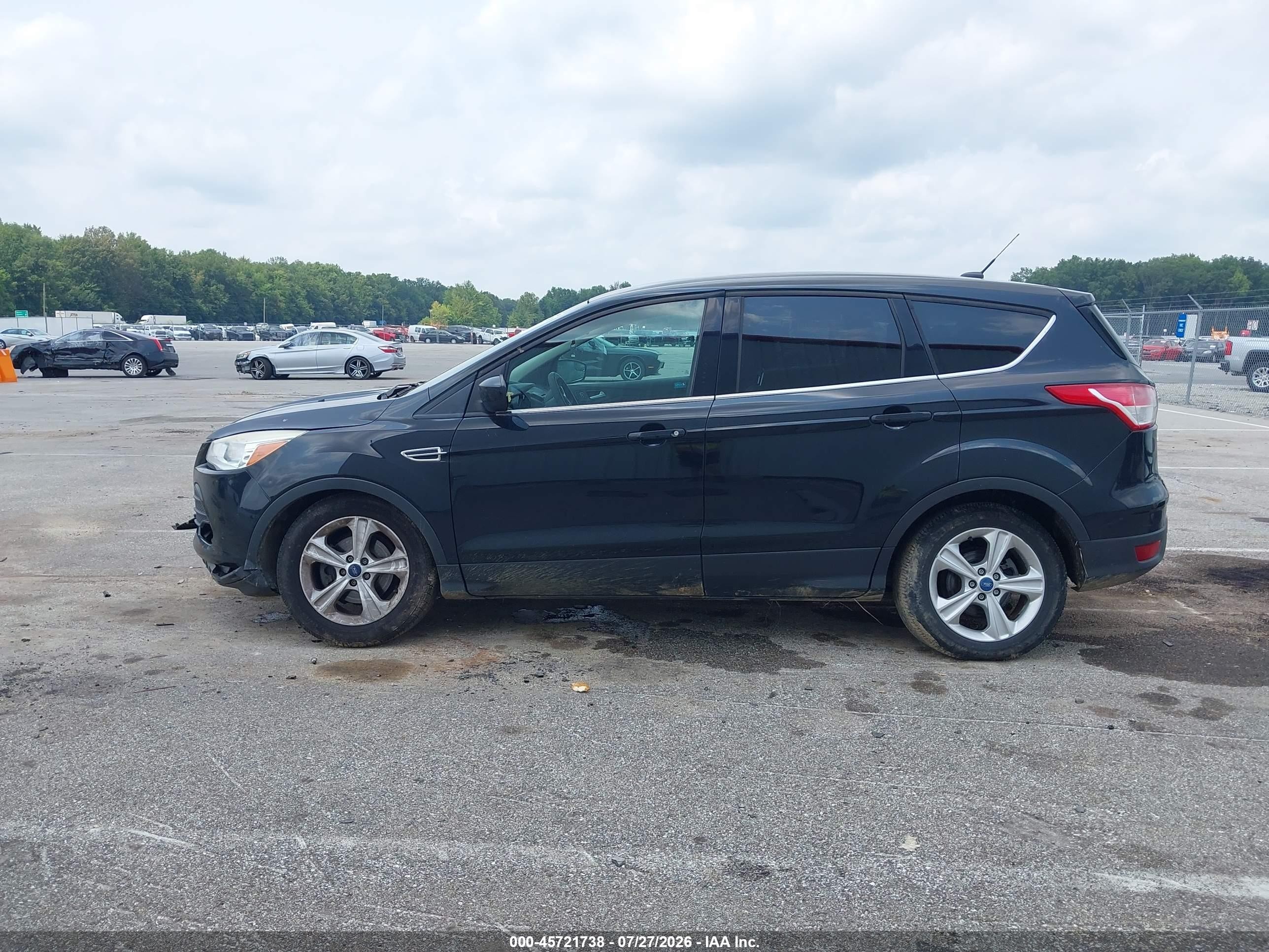 2013 Ford Escape Se Black vin: 1FMCU0GX6DUD52109