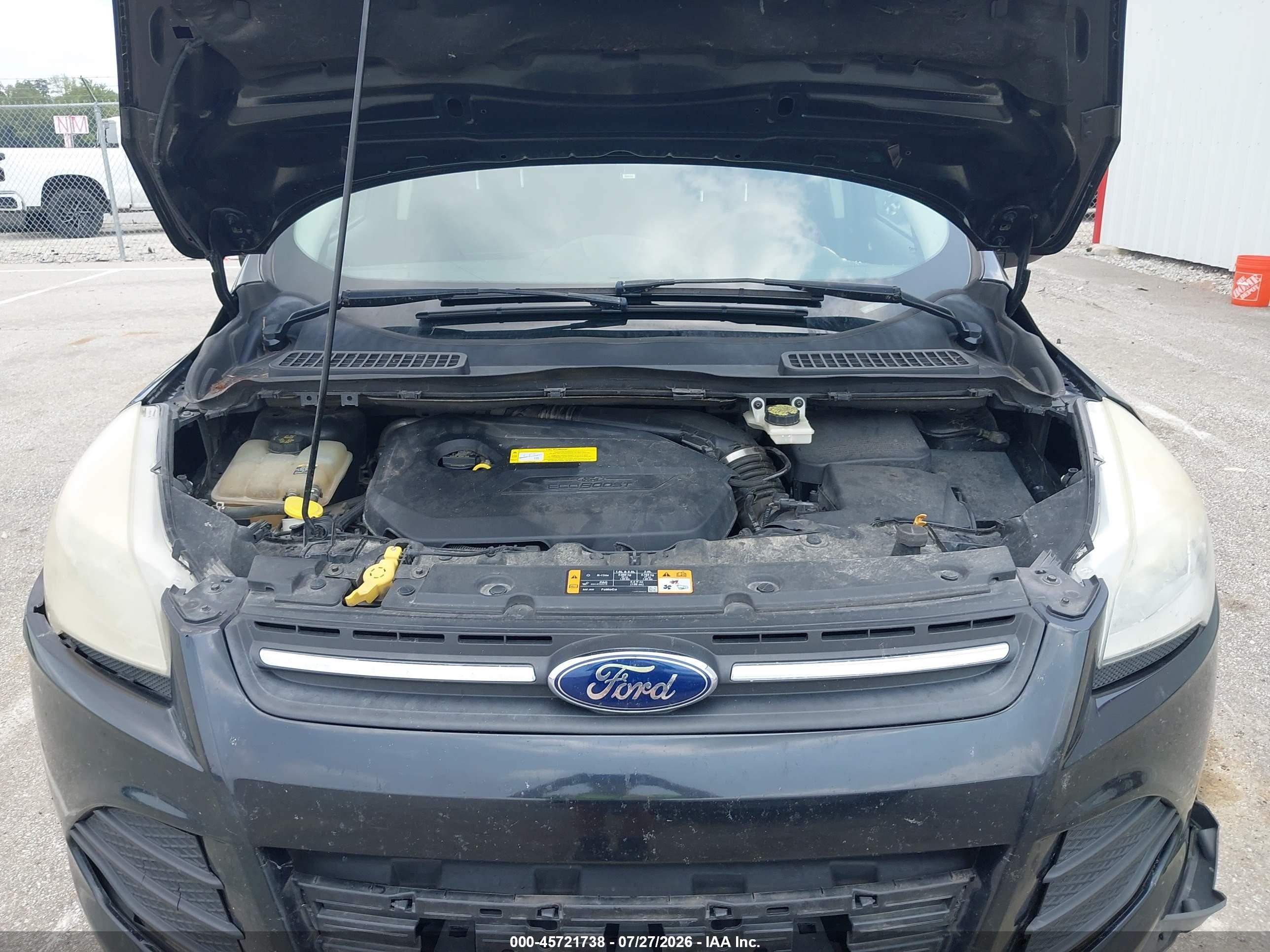 2013 Ford Escape Se Black vin: 1FMCU0GX6DUD52109
