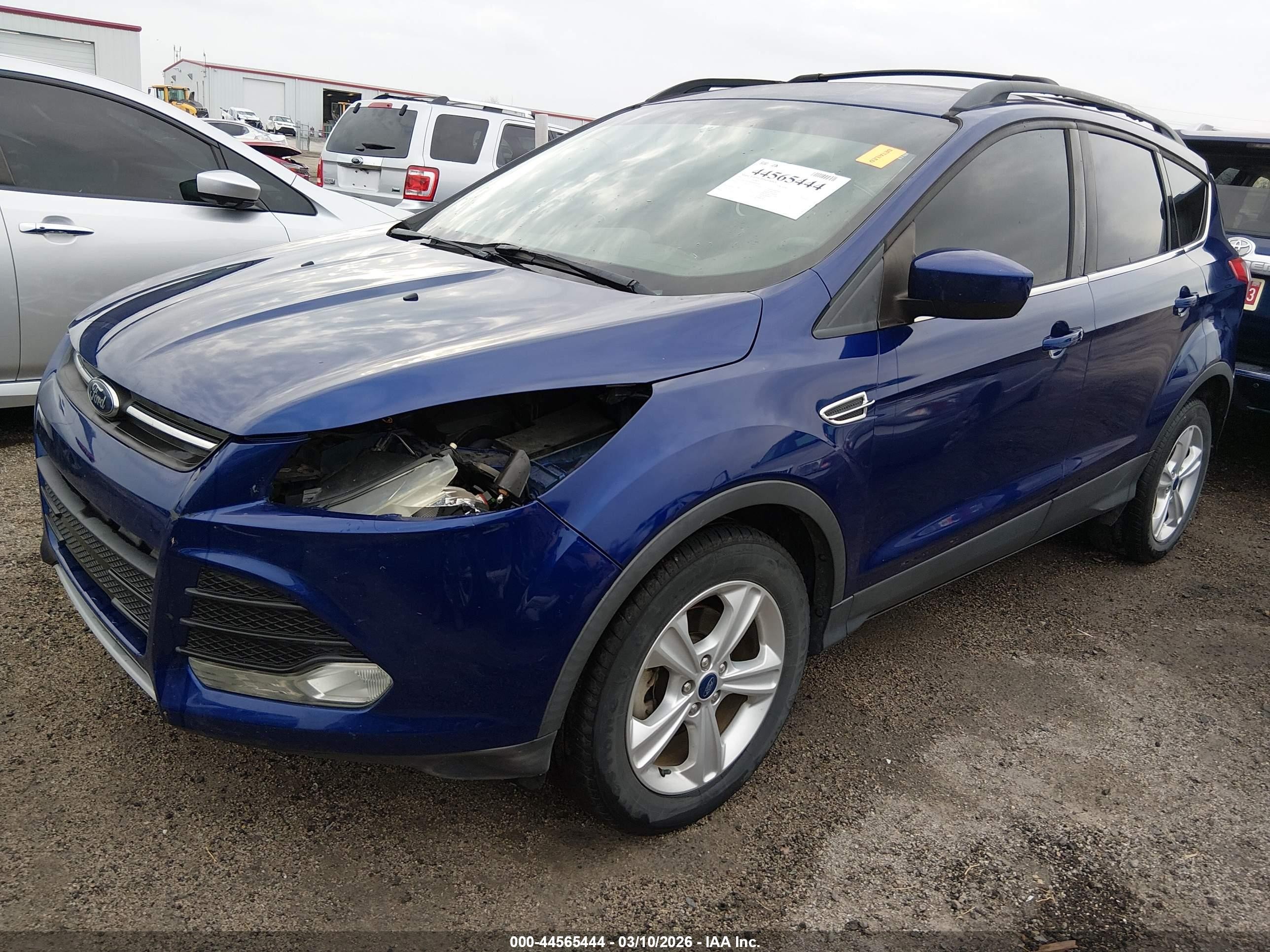 2013 Ford Escape Se Blue vin: 1FMCU0GX6DUD68746