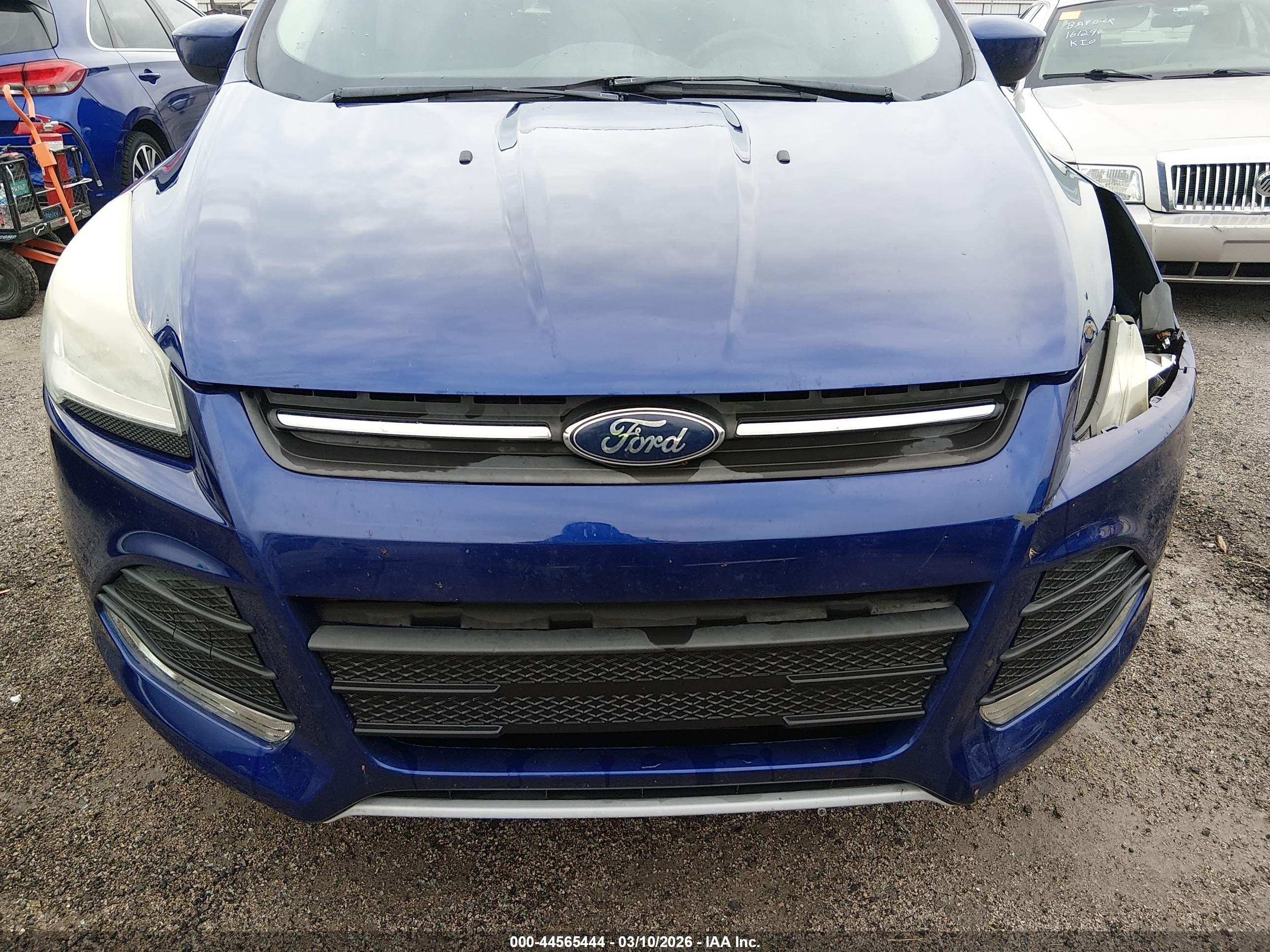 2013 Ford Escape Se Blue vin: 1FMCU0GX6DUD68746