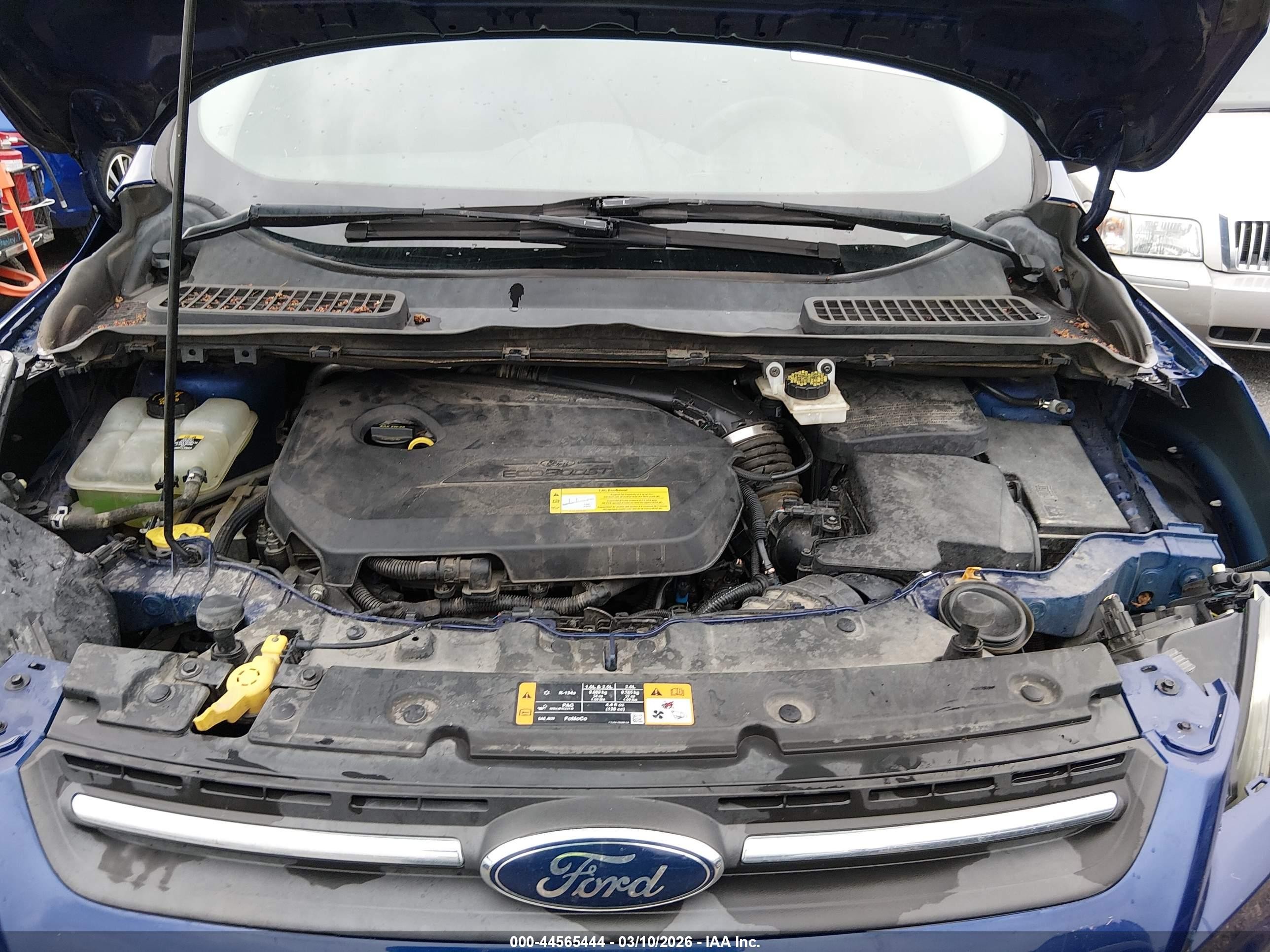 2013 Ford Escape Se Blue vin: 1FMCU0GX6DUD68746