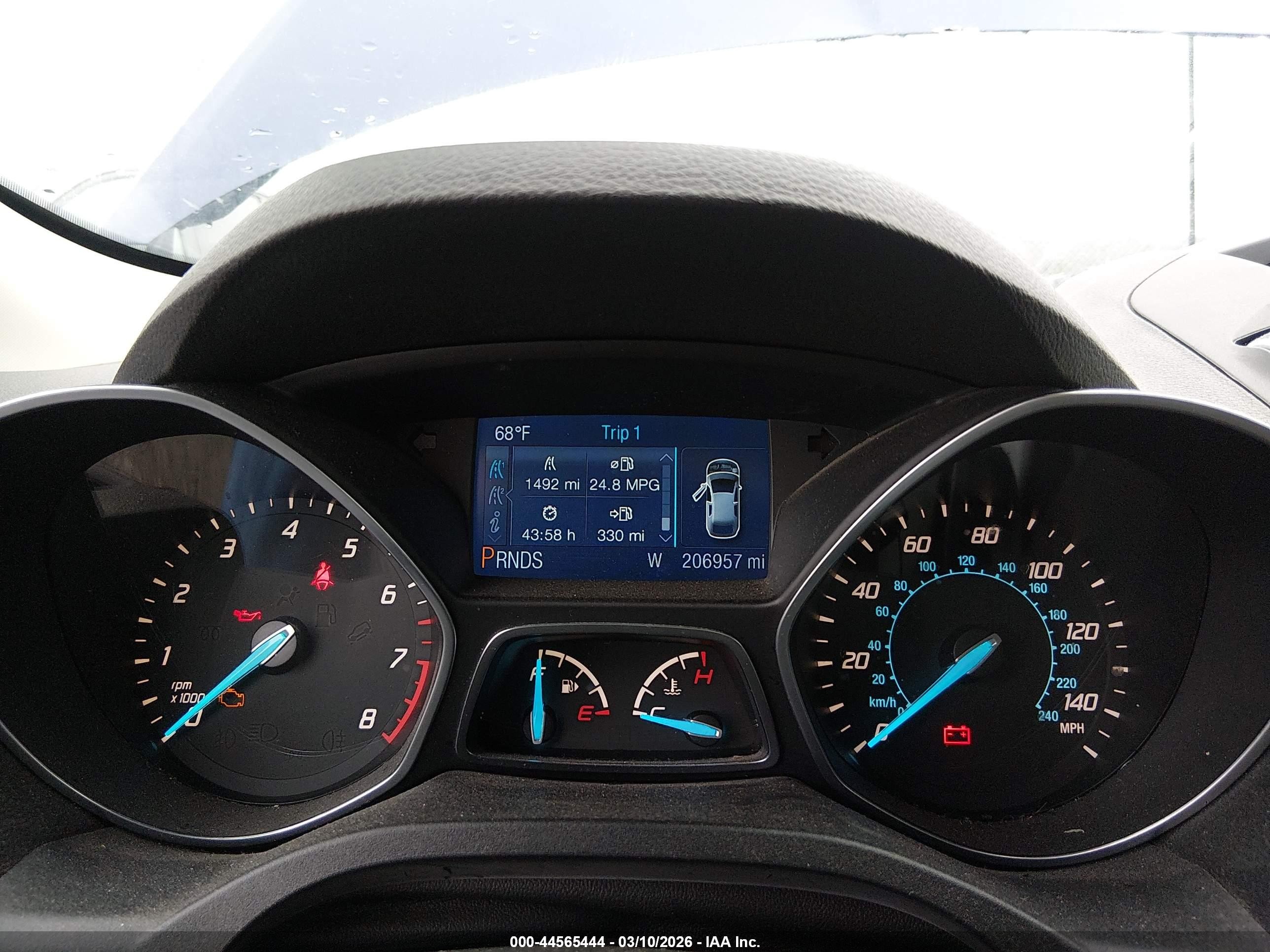 2013 Ford Escape Se Blue vin: 1FMCU0GX6DUD68746