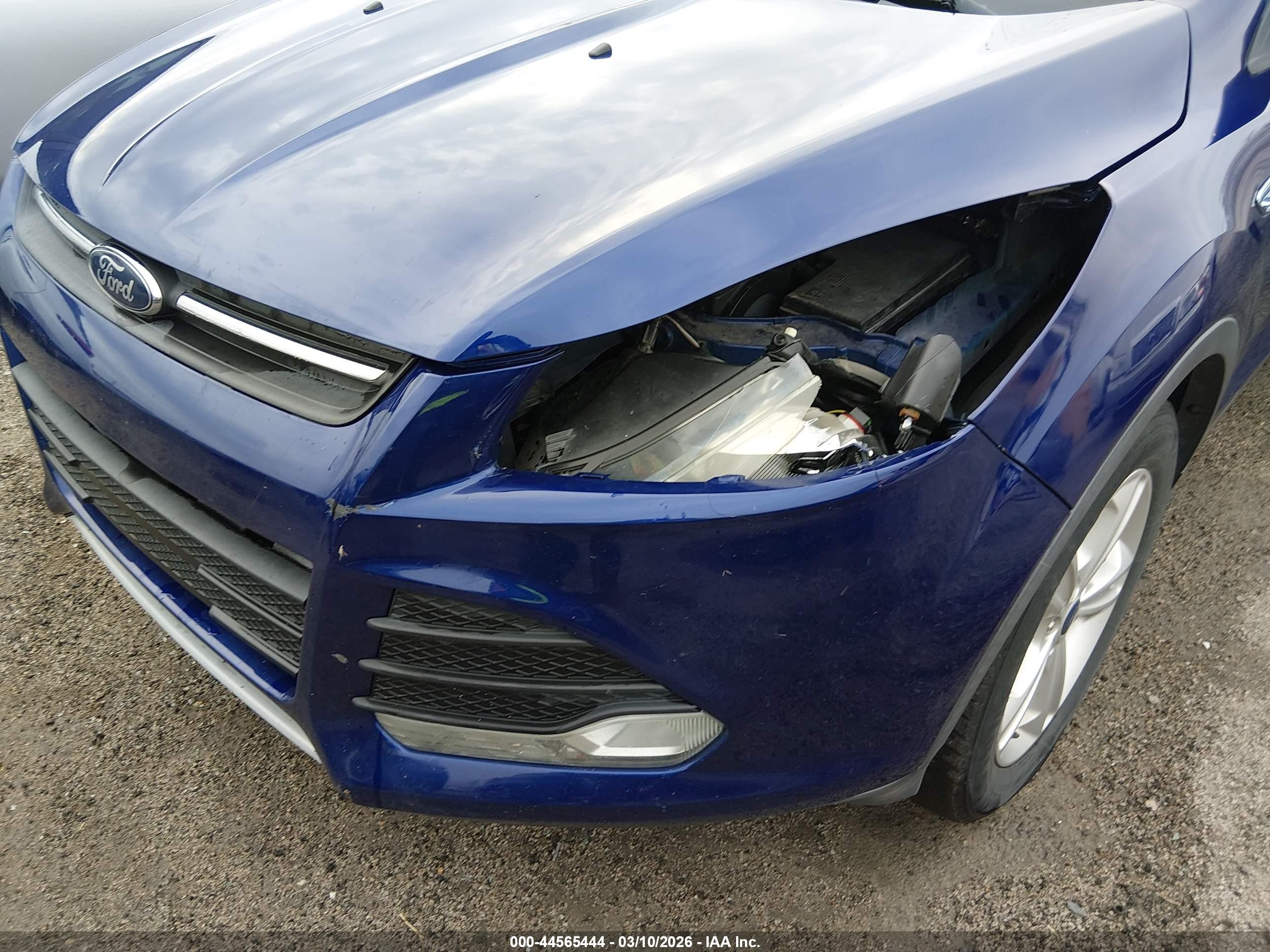 2013 Ford Escape Se Blue vin: 1FMCU0GX6DUD68746