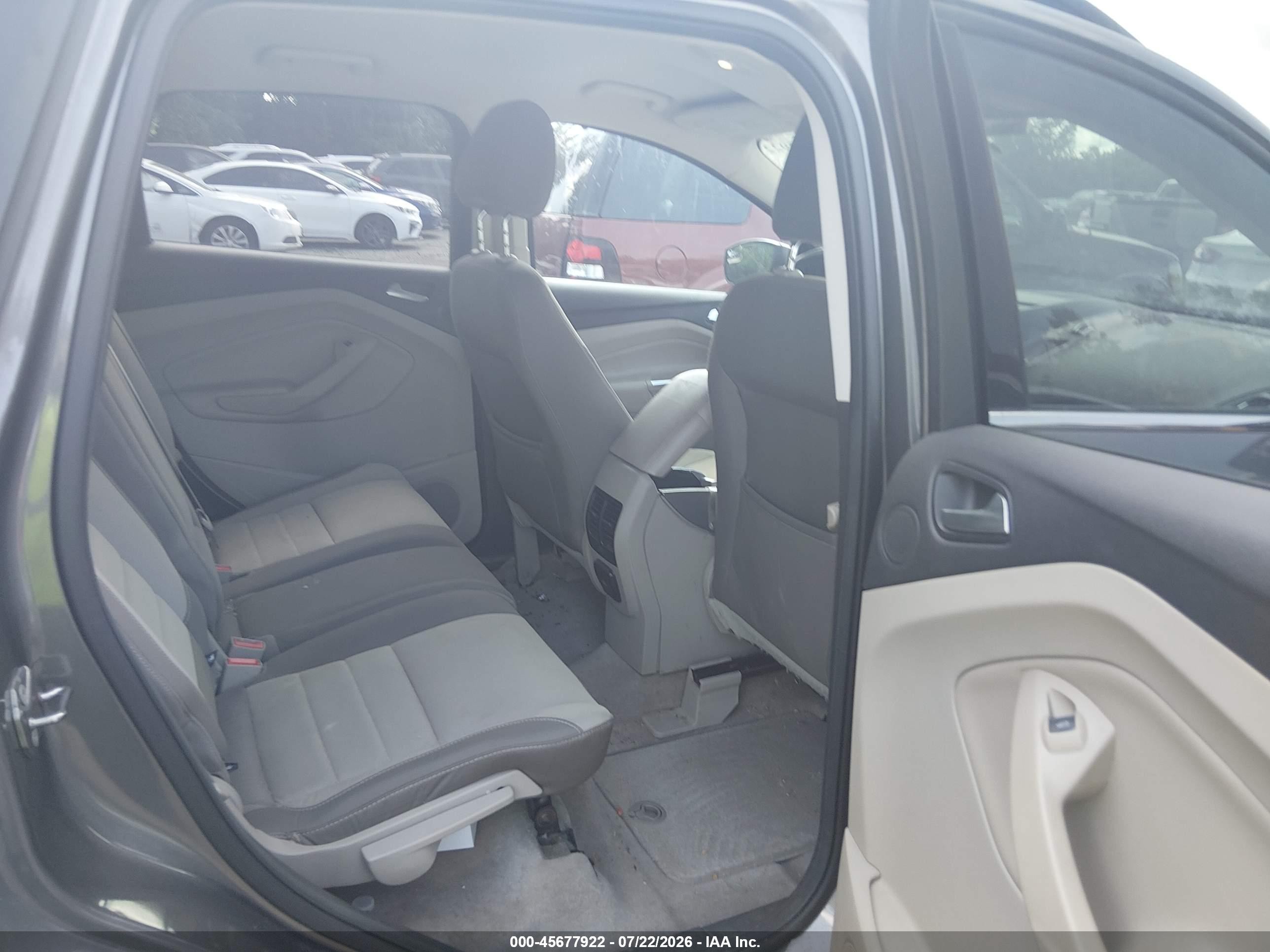 2013 Ford Escape Se Gray vin: 1FMCU0GX6DUD75695