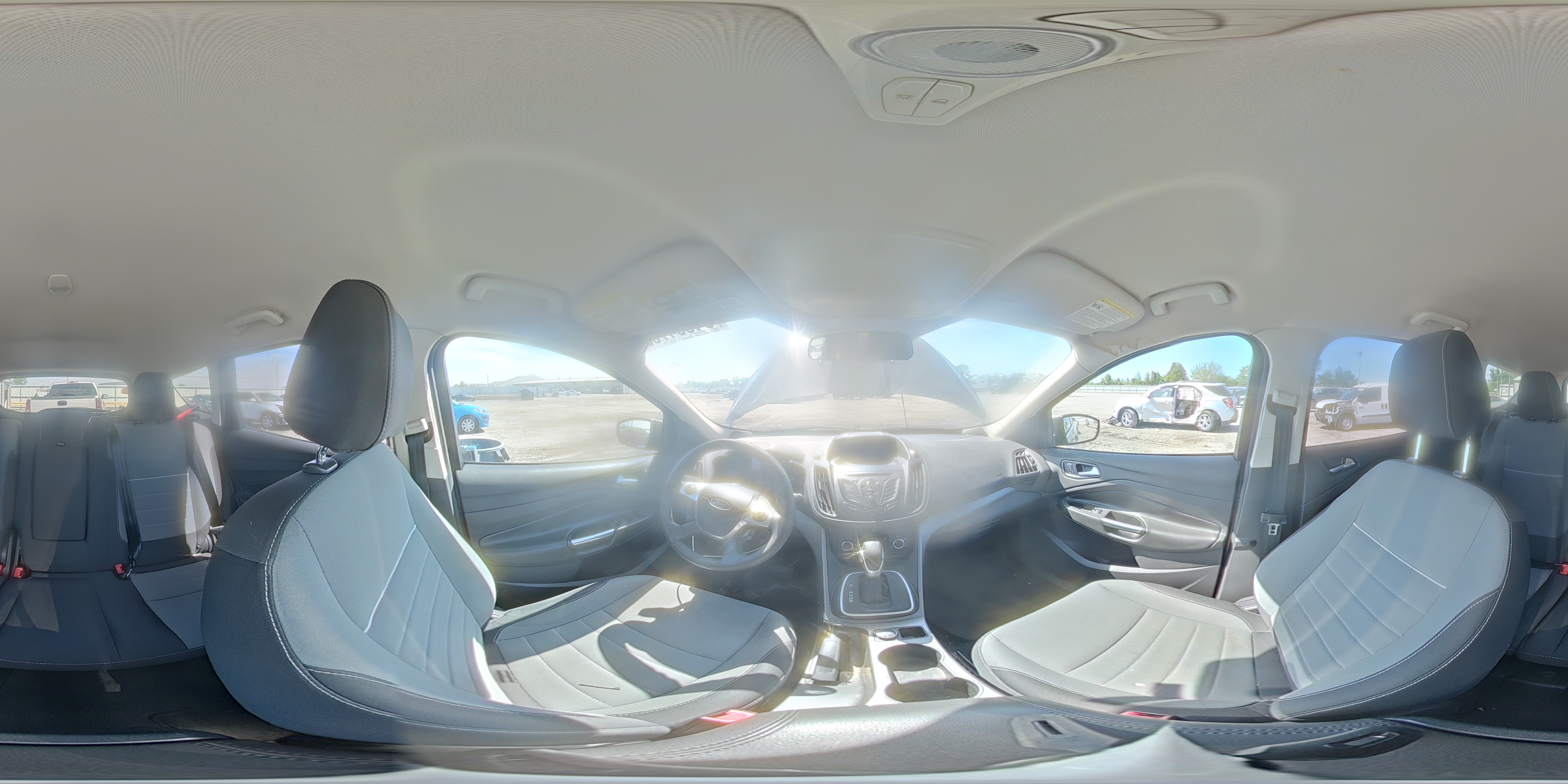 2013 Ford Escape Se Gray vin: 1FMCU0GX6DUD91234