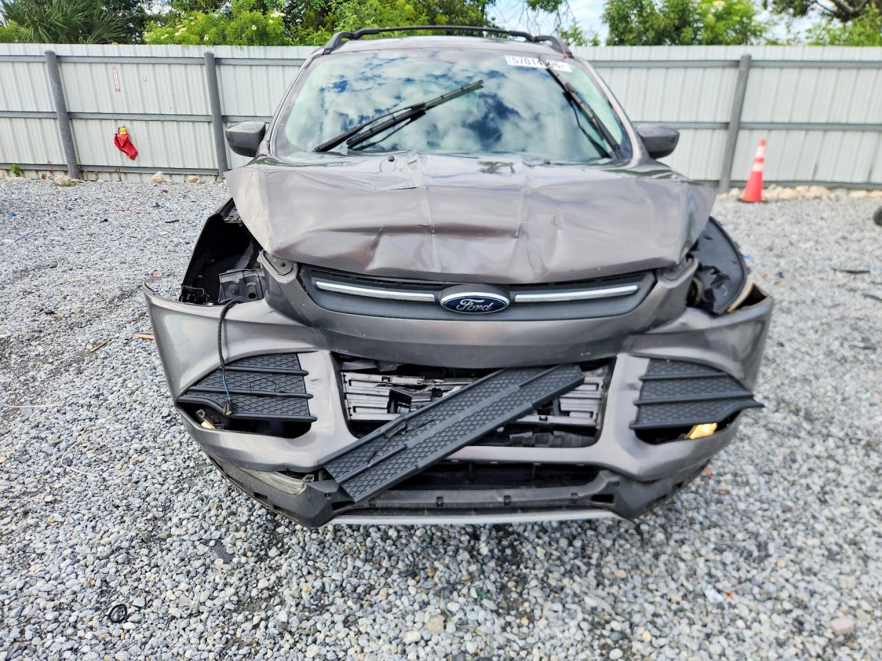 2014 Ford Escape Se Gray vin: 1FMCU0GX6EUA11035