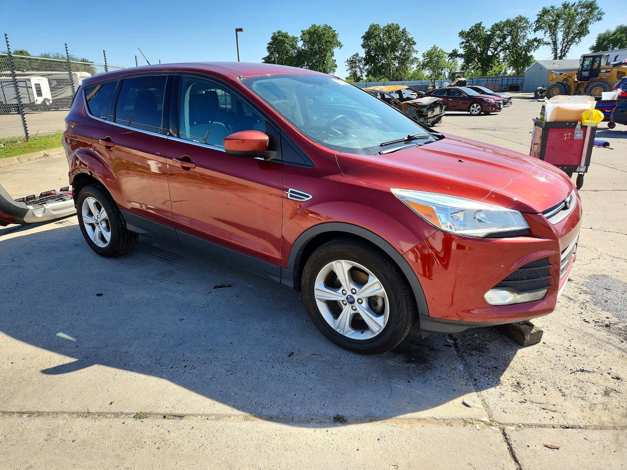 2014 Ford Escape Se Maroon vin: 1FMCU0GX6EUA36050