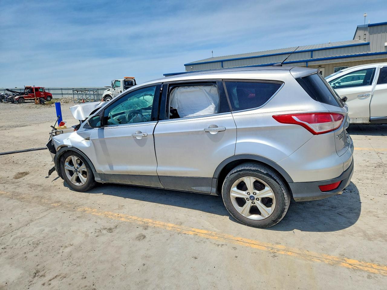 2014 Ford Escape Se Silver vin: 1FMCU0GX6EUA47212