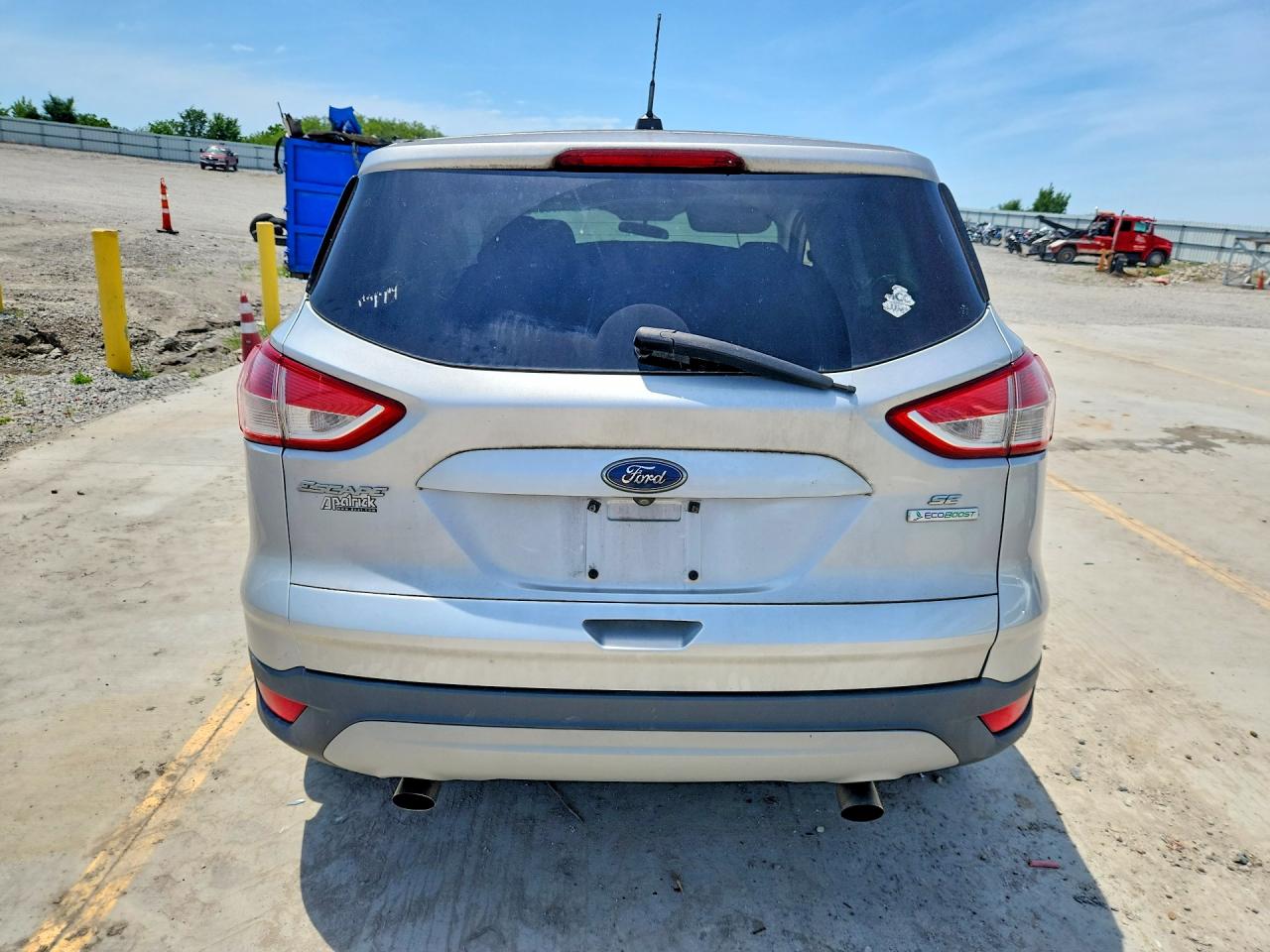 2014 Ford Escape Se Silver vin: 1FMCU0GX6EUA47212