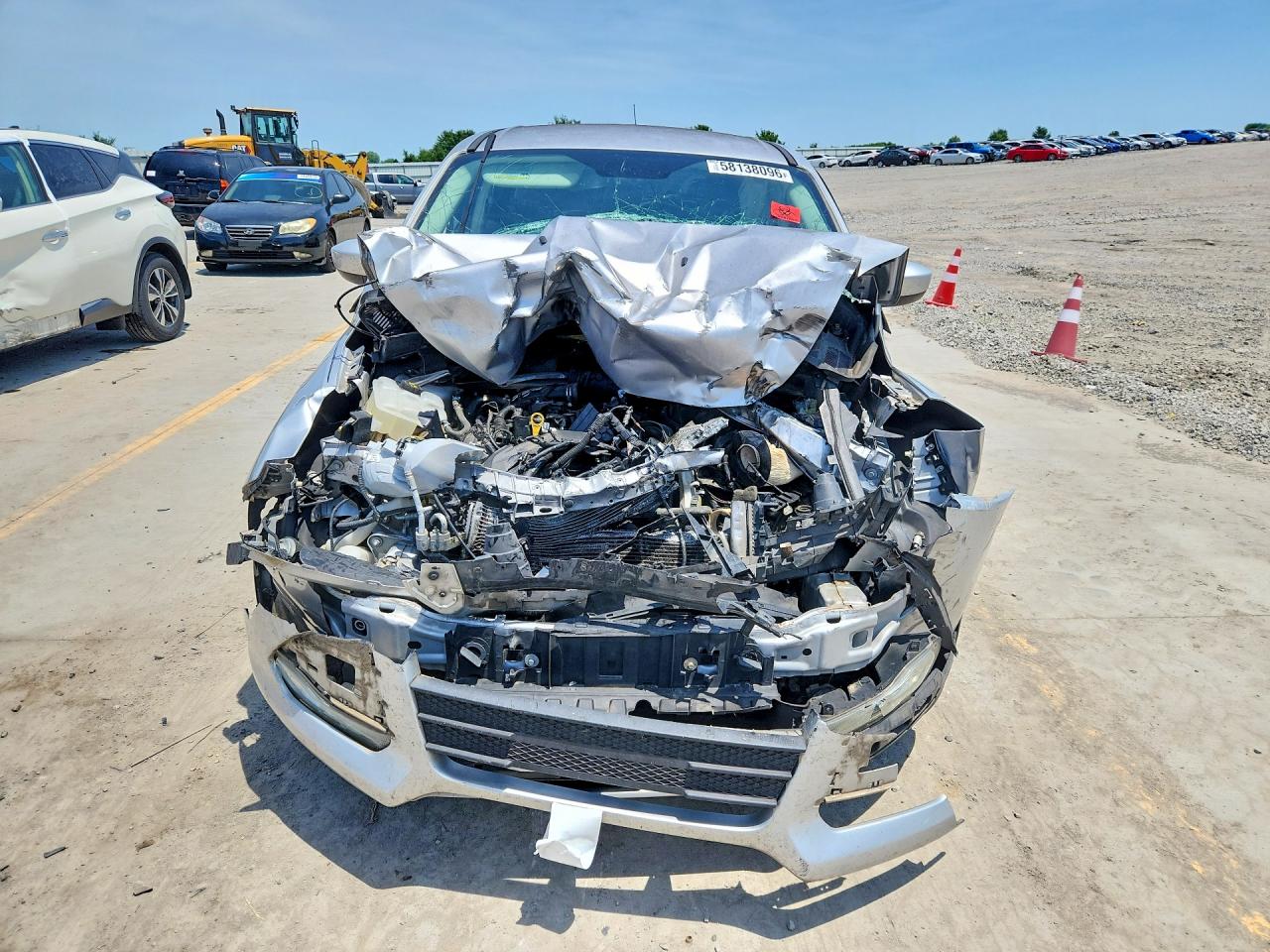 2014 Ford Escape Se Silver vin: 1FMCU0GX6EUA47212