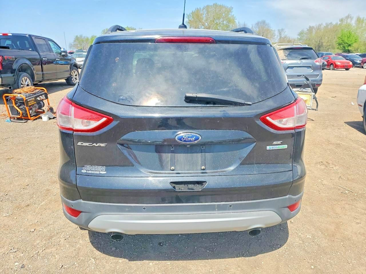 2014 Ford Escape Se Black vin: 1FMCU0GX6EUA52944