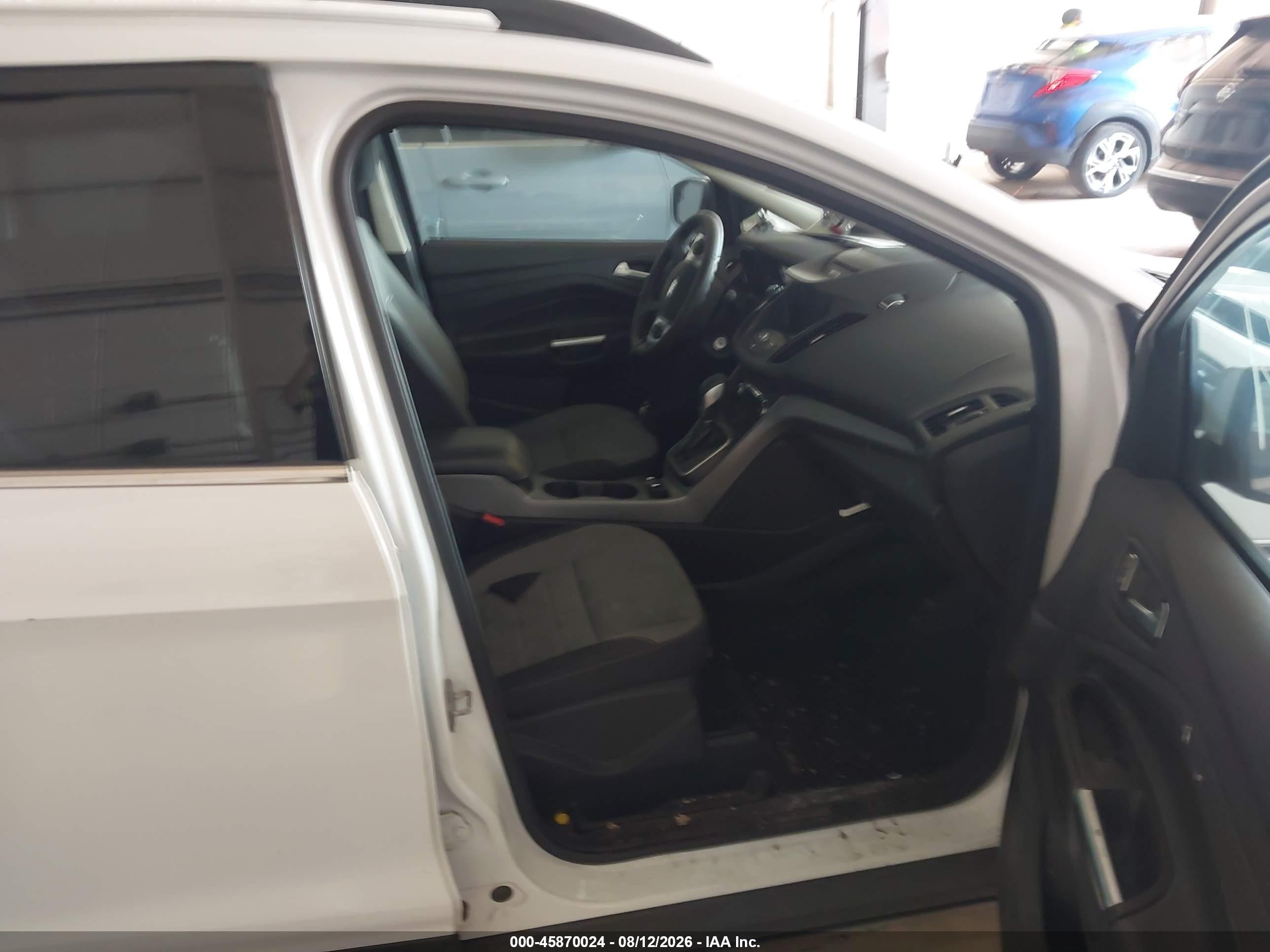 2014 Ford Escape Se White vin: 1FMCU0GX6EUA70697