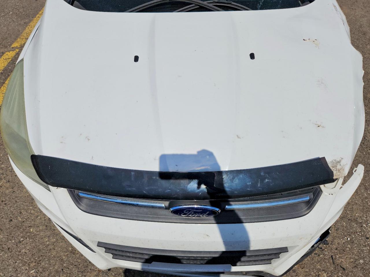 2014 Ford Escape Se White vin: 1FMCU0GX6EUB54714