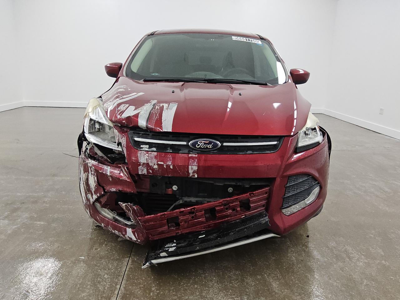 2014 Ford Escape Se Red vin: 1FMCU0GX6EUB77703 Damage: Front Bumper Reinforcement, Broken, Replacement Required