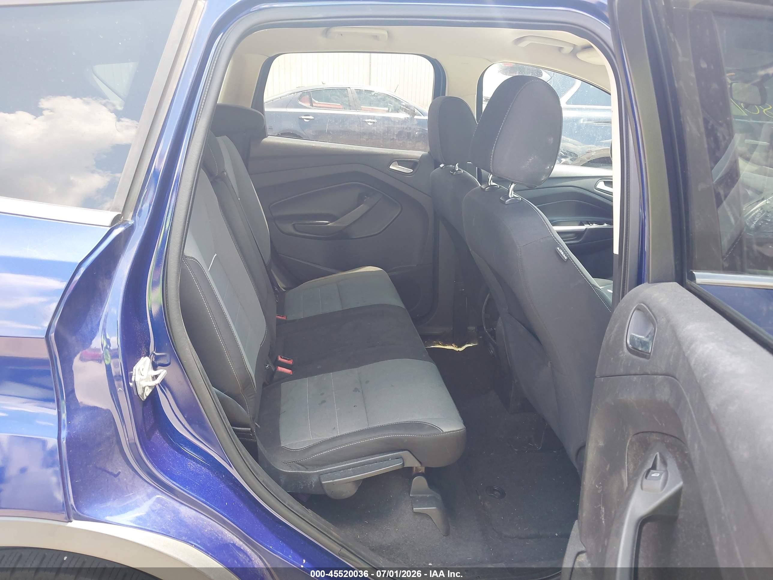 2014 Ford Escape Se Синий vin: 1FMCU0GX6EUB78012