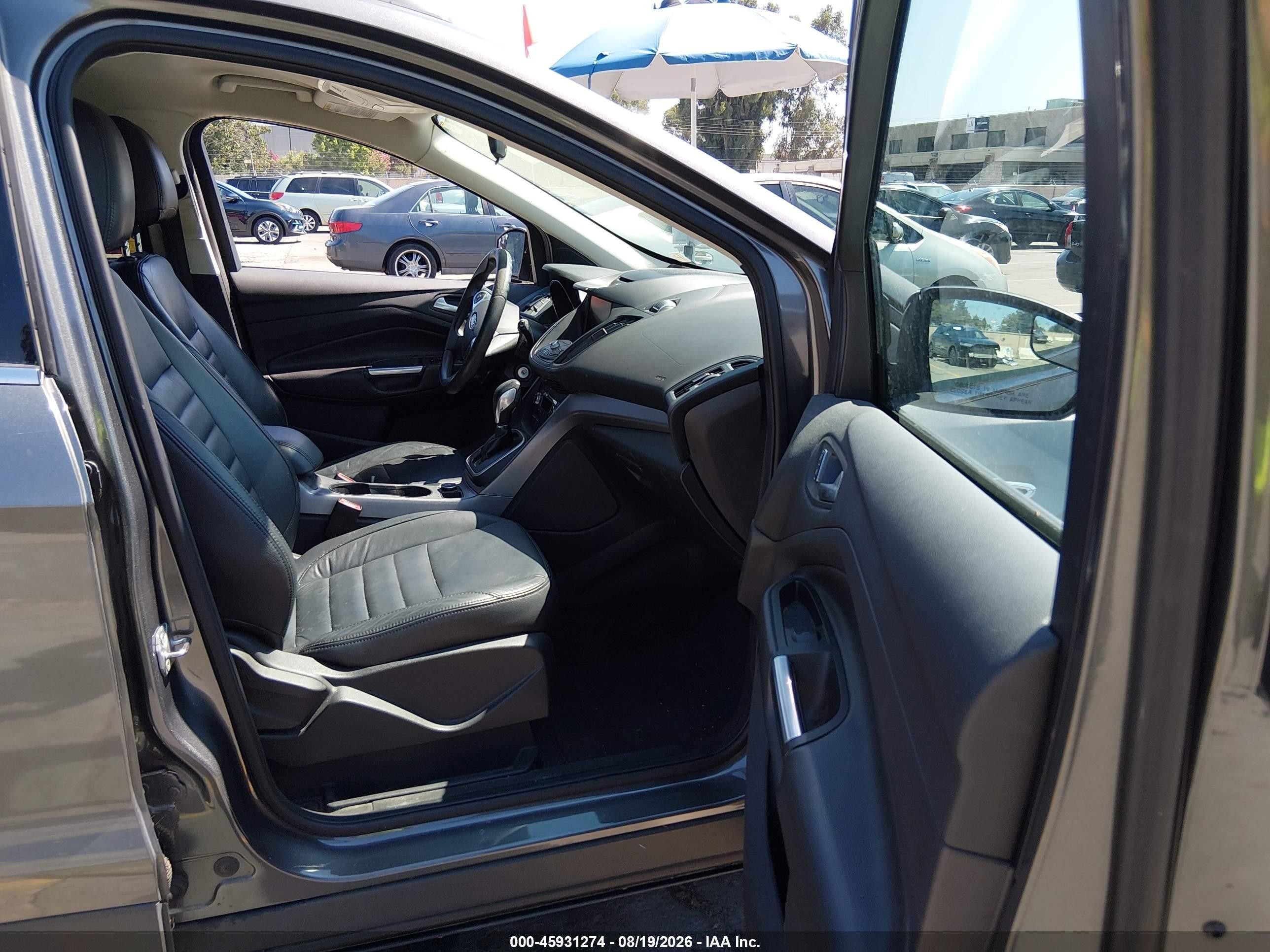 2014 Ford Escape Se Gray vin: 1FMCU0GX6EUB80732