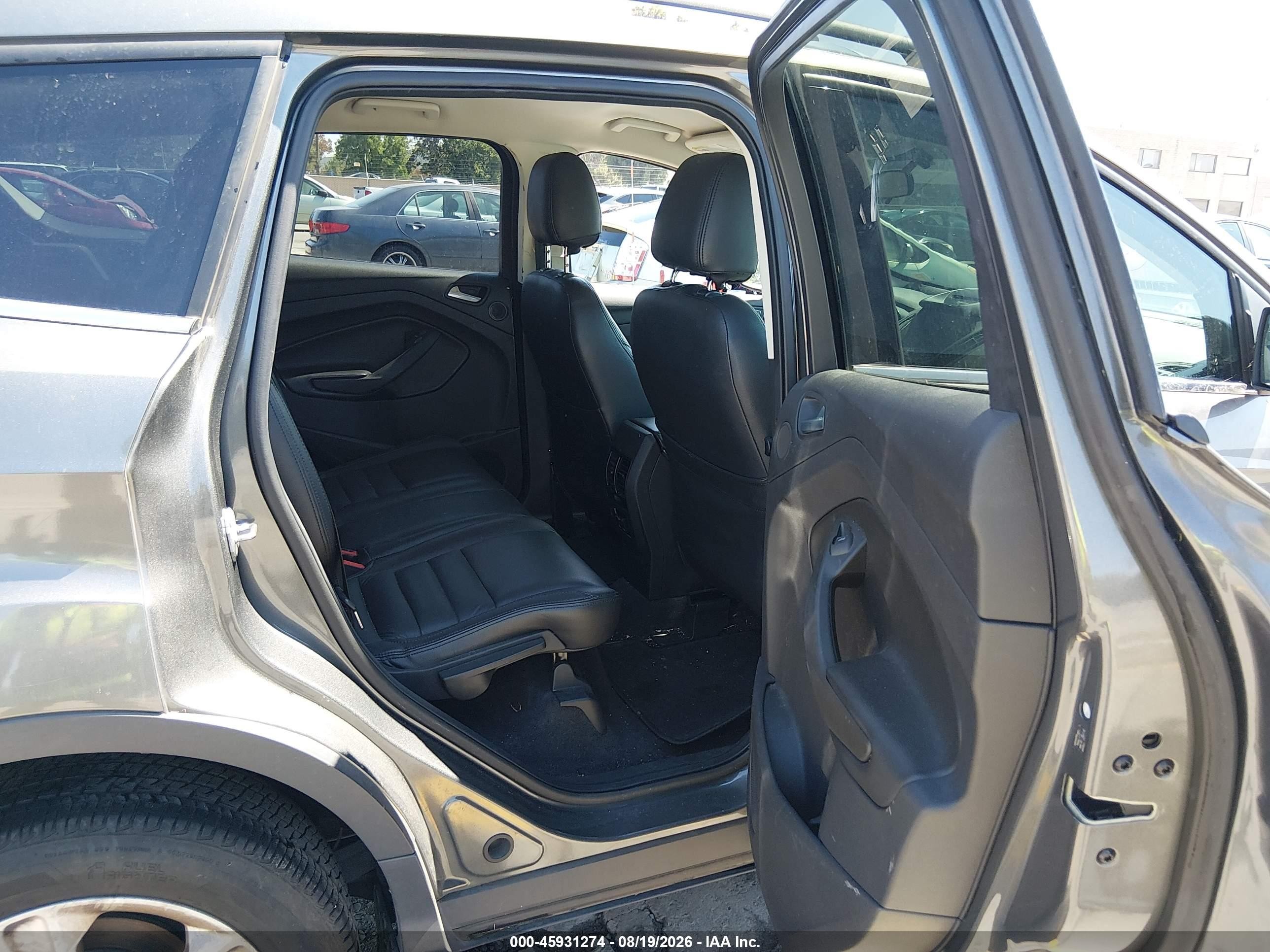 2014 Ford Escape Se Gray vin: 1FMCU0GX6EUB80732