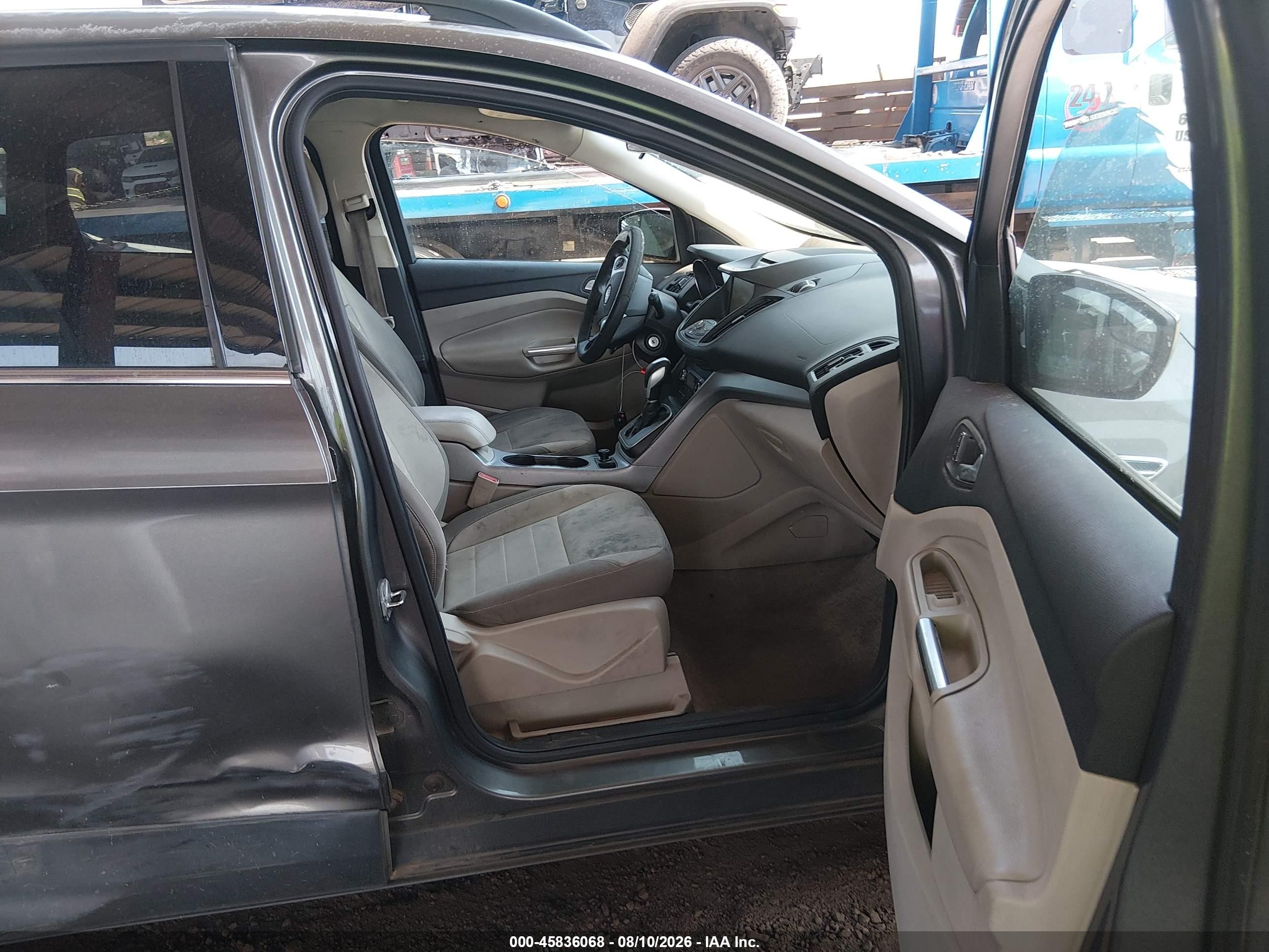 2014 Ford Escape Se Gray vin: 1FMCU0GX6EUB86272