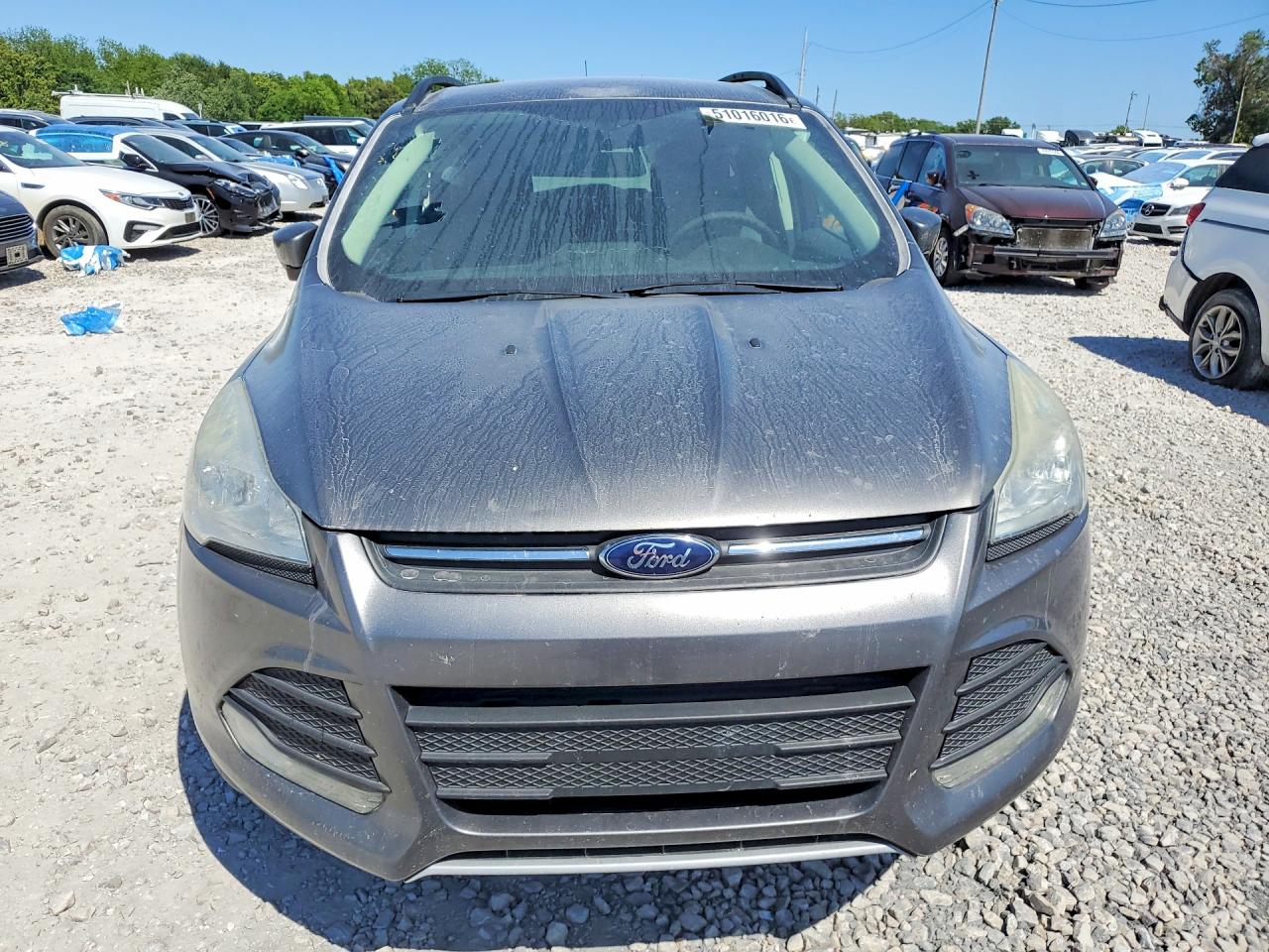 2014 Ford Escape Se Серый vin: 1FMCU0GX6EUC18797