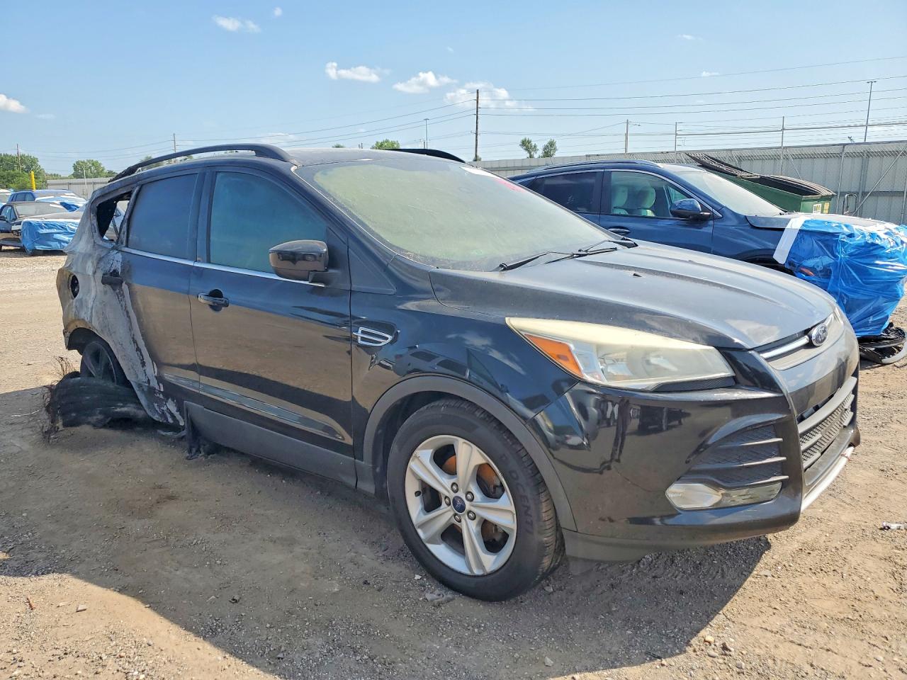 2014 Ford Escape Se Black vin: 1FMCU0GX6EUC46549