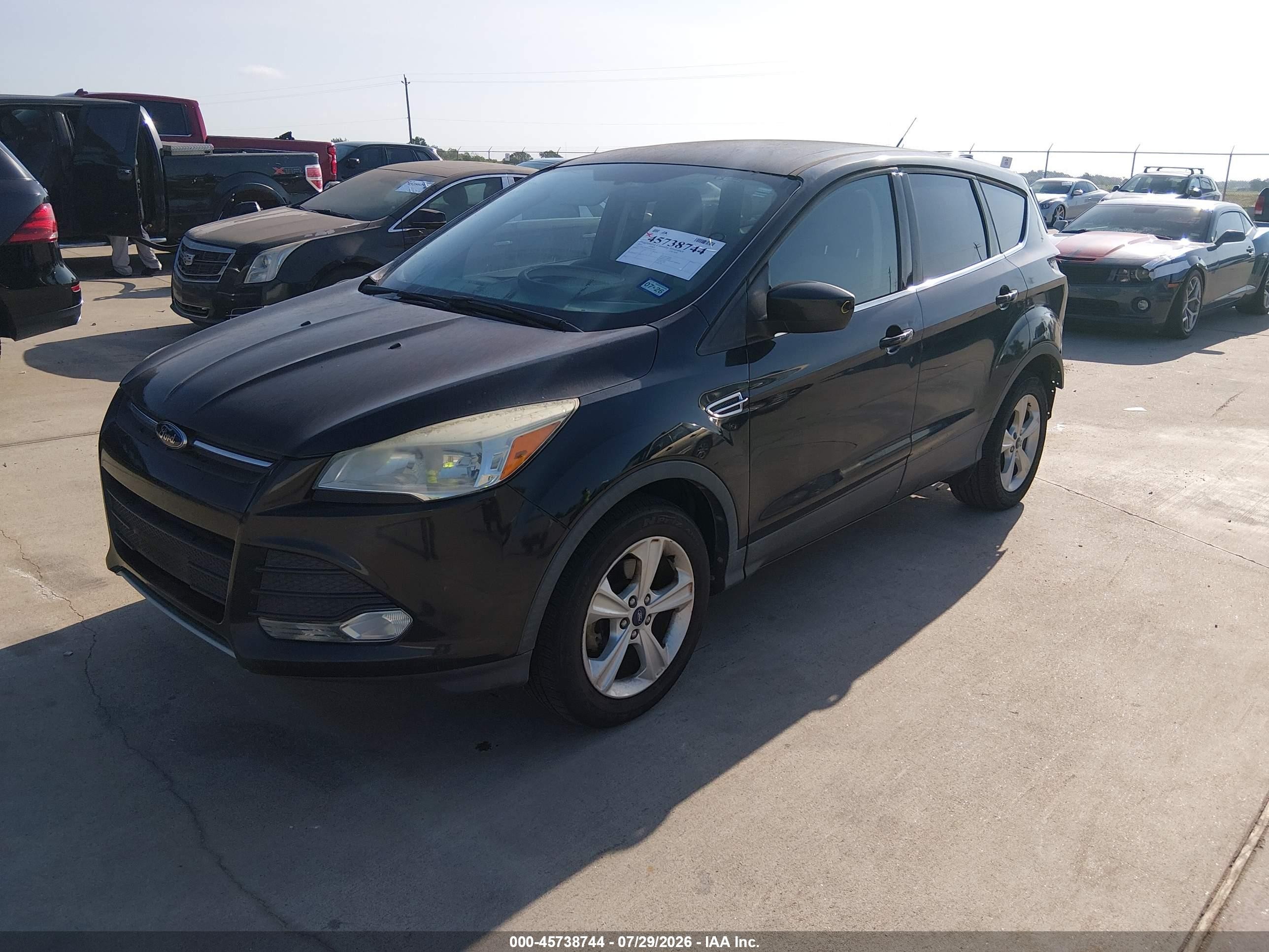 2014 Ford Escape Se Black vin: 1FMCU0GX6EUC60922