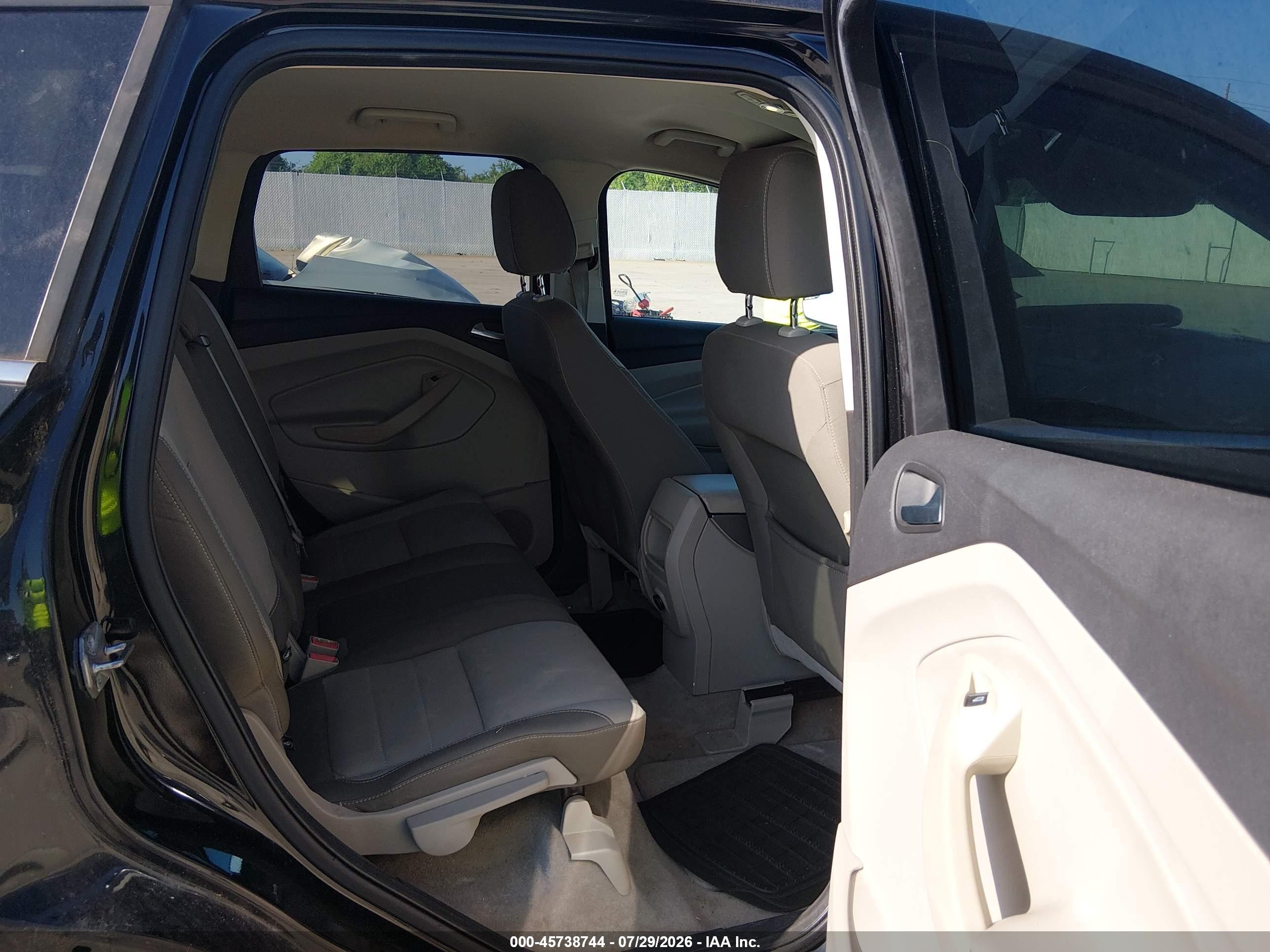 2014 Ford Escape Se Black vin: 1FMCU0GX6EUC60922