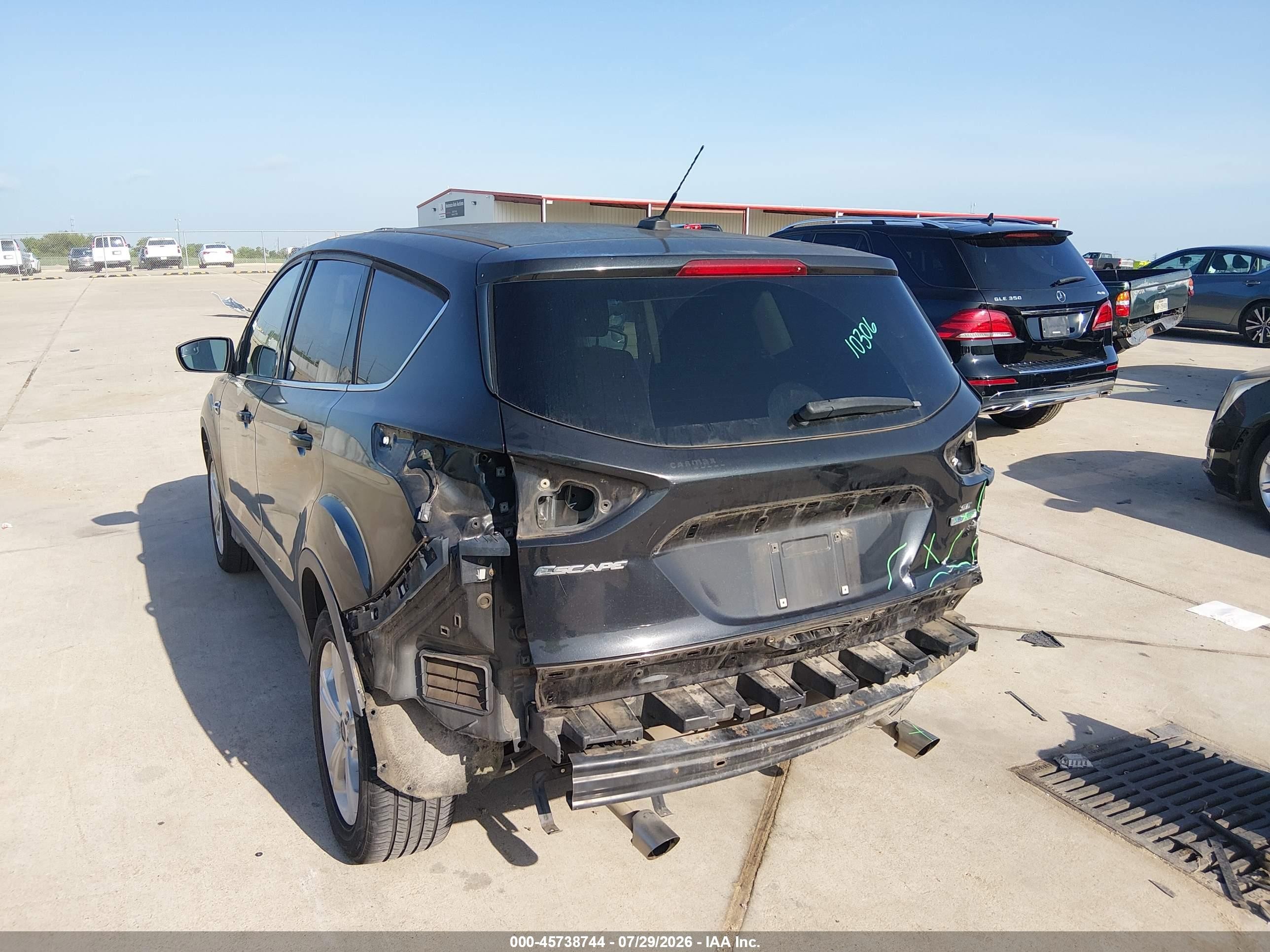 2014 Ford Escape Se Black vin: 1FMCU0GX6EUC60922