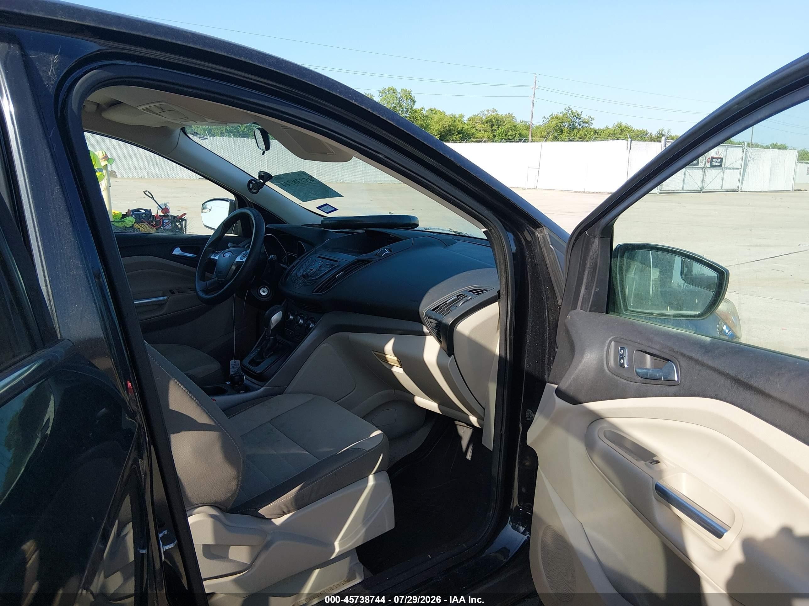 2014 Ford Escape Se Black vin: 1FMCU0GX6EUC60922