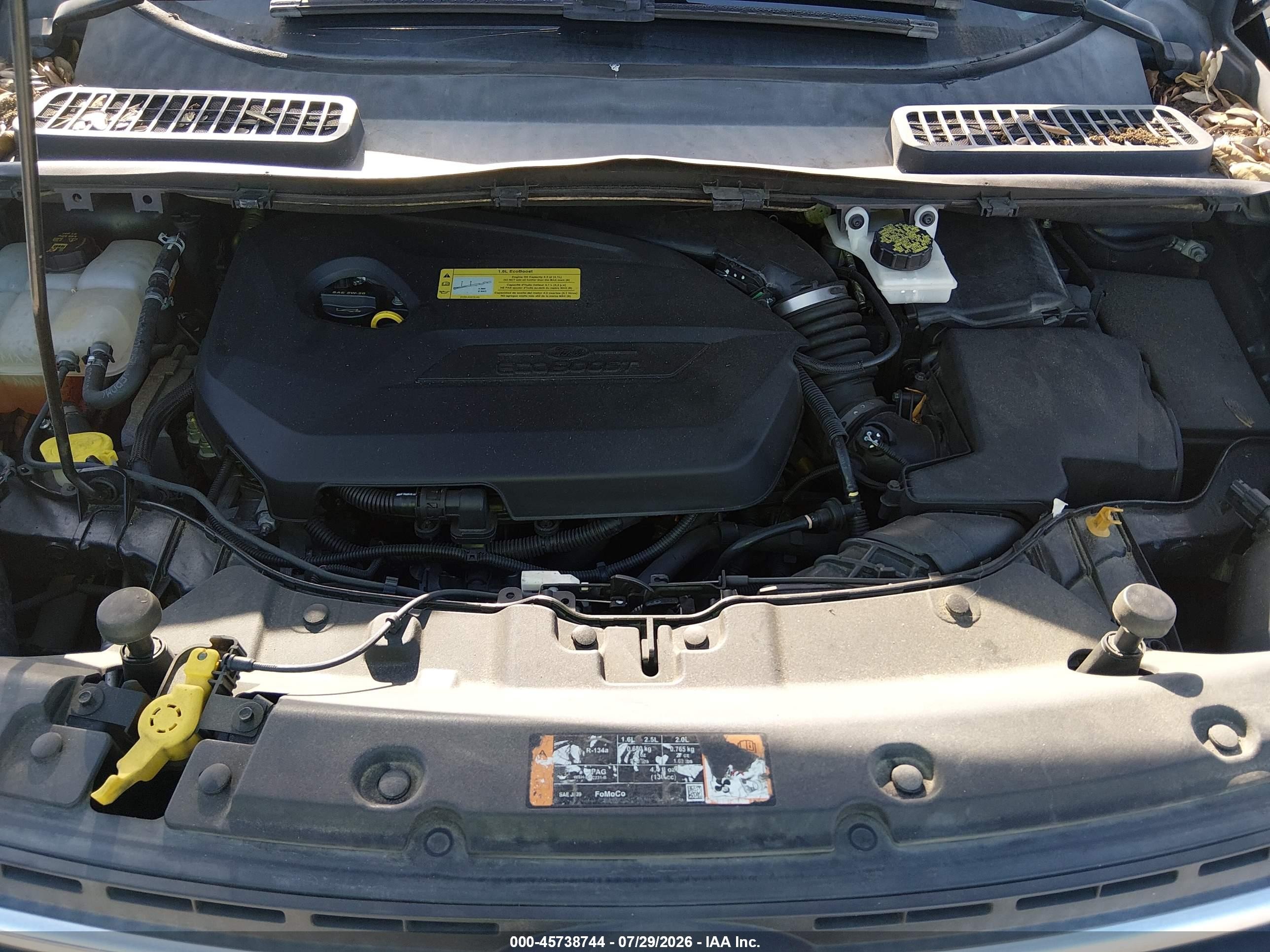 2014 Ford Escape Se Black vin: 1FMCU0GX6EUC60922