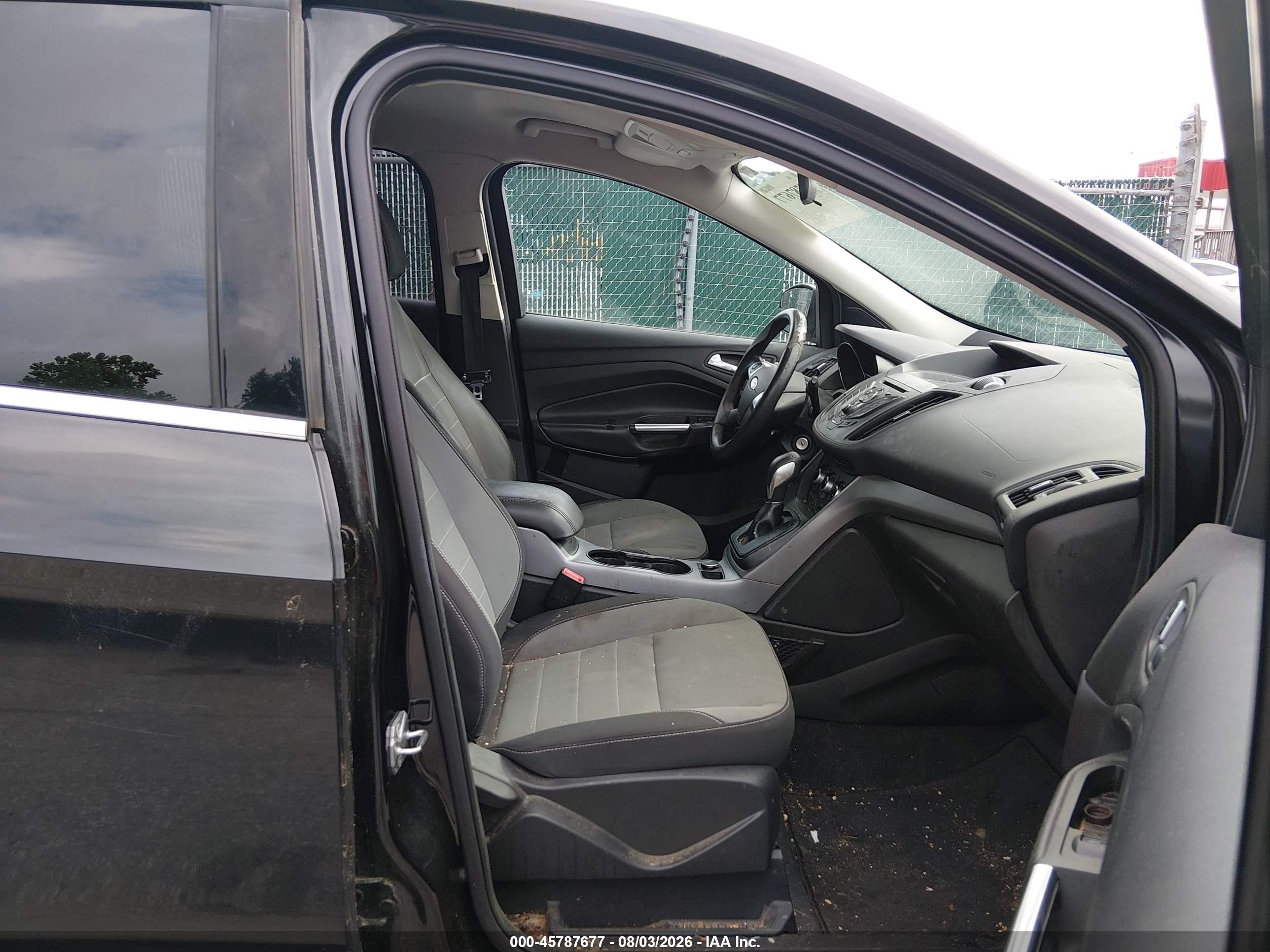 2014 Ford Escape Se Black vin: 1FMCU0GX6EUD35991