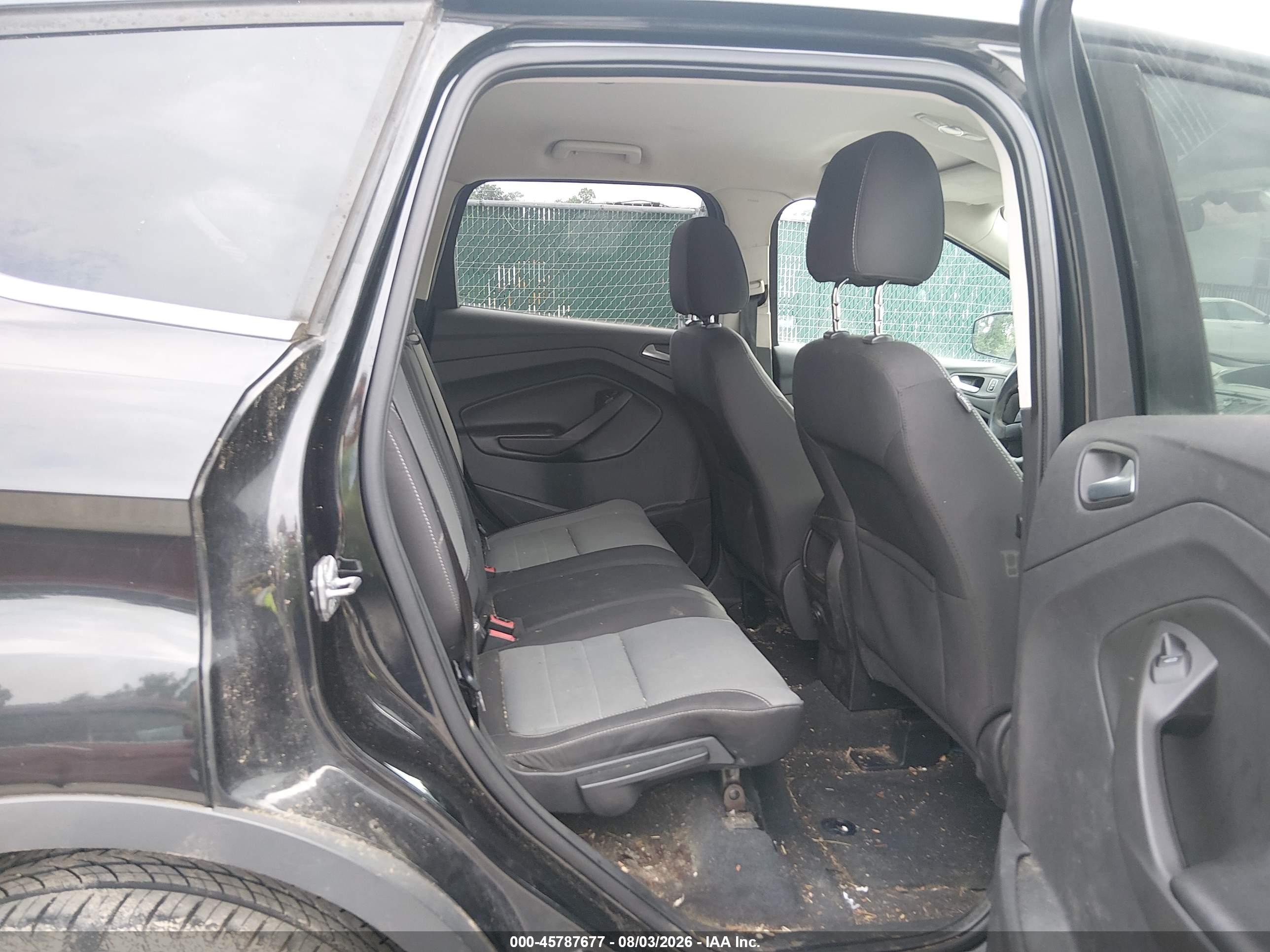 2014 Ford Escape Se Black vin: 1FMCU0GX6EUD35991