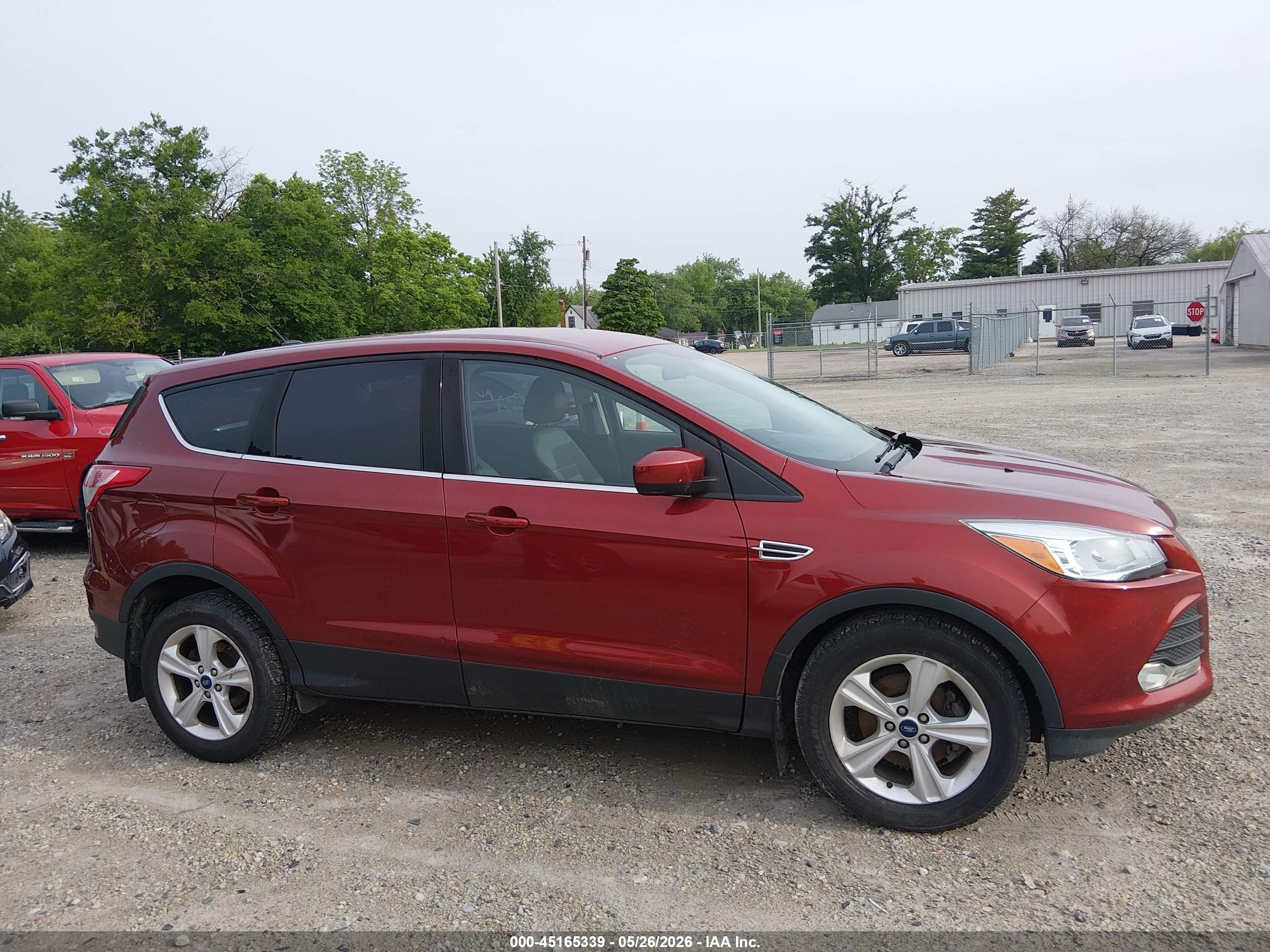2014 Ford Escape Se Red vin: 1FMCU0GX6EUD79392