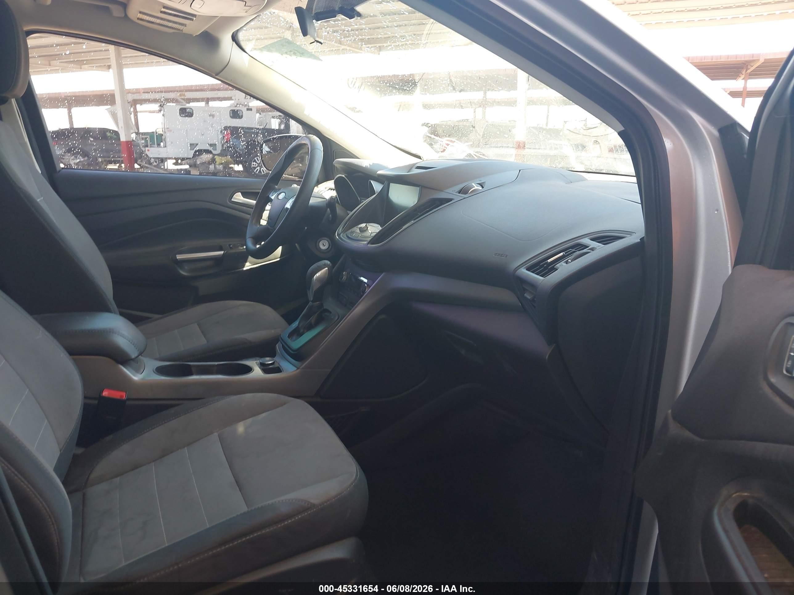 2014 Ford Escape Se Gray vin: 1FMCU0GX6EUD88190