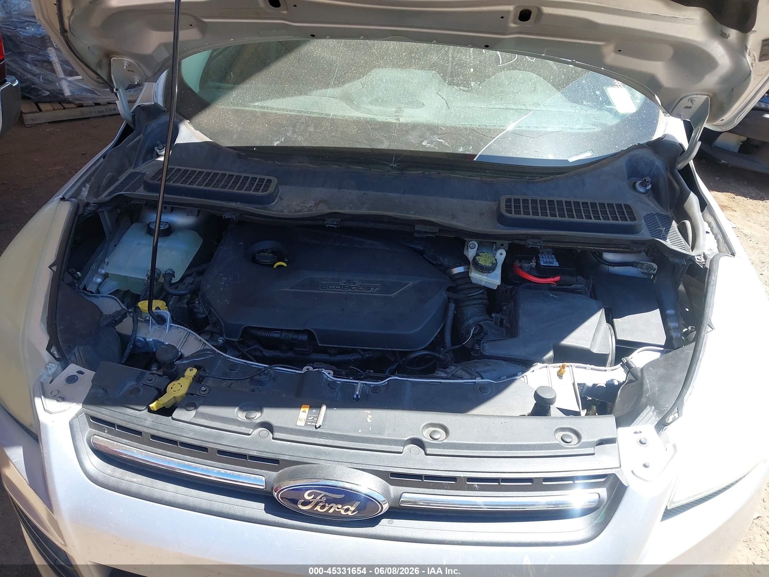 2014 Ford Escape Se Gray vin: 1FMCU0GX6EUD88190