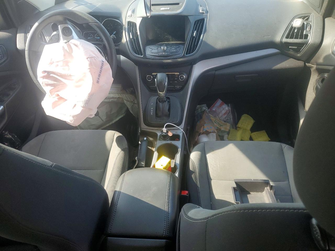 2014 Ford Escape Se Gray vin: 1FMCU0GX6EUD91820