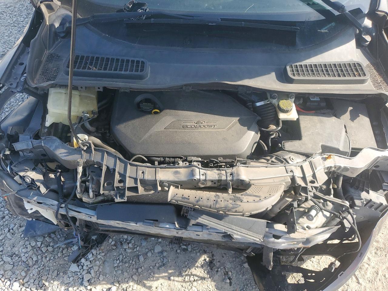 2014 Ford Escape Se Gray vin: 1FMCU0GX6EUD91820