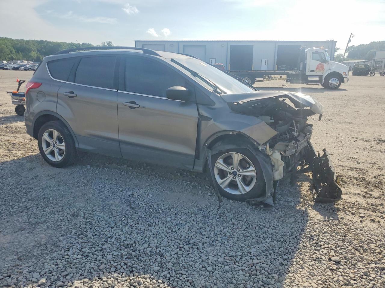 2014 Ford Escape Se Gray vin: 1FMCU0GX6EUD91820