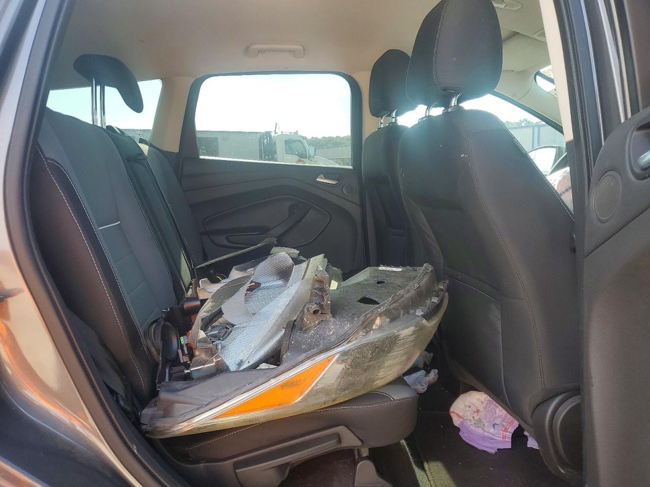 2014 Ford Escape Se Gray vin: 1FMCU0GX6EUD91820