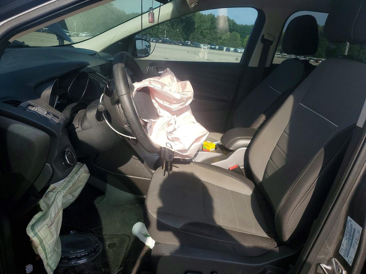2014 Ford Escape Se Gray vin: 1FMCU0GX6EUD91820