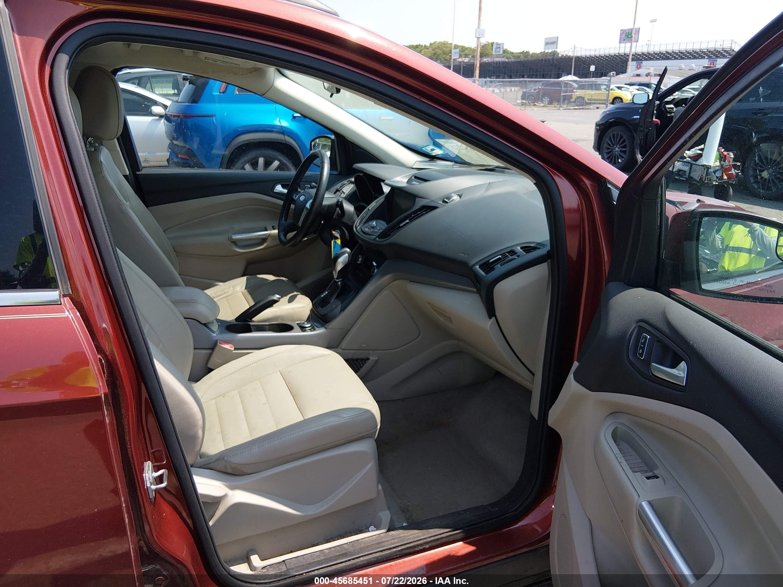 2014 Ford Escape Se Красный vin: 1FMCU0GX6EUE32799