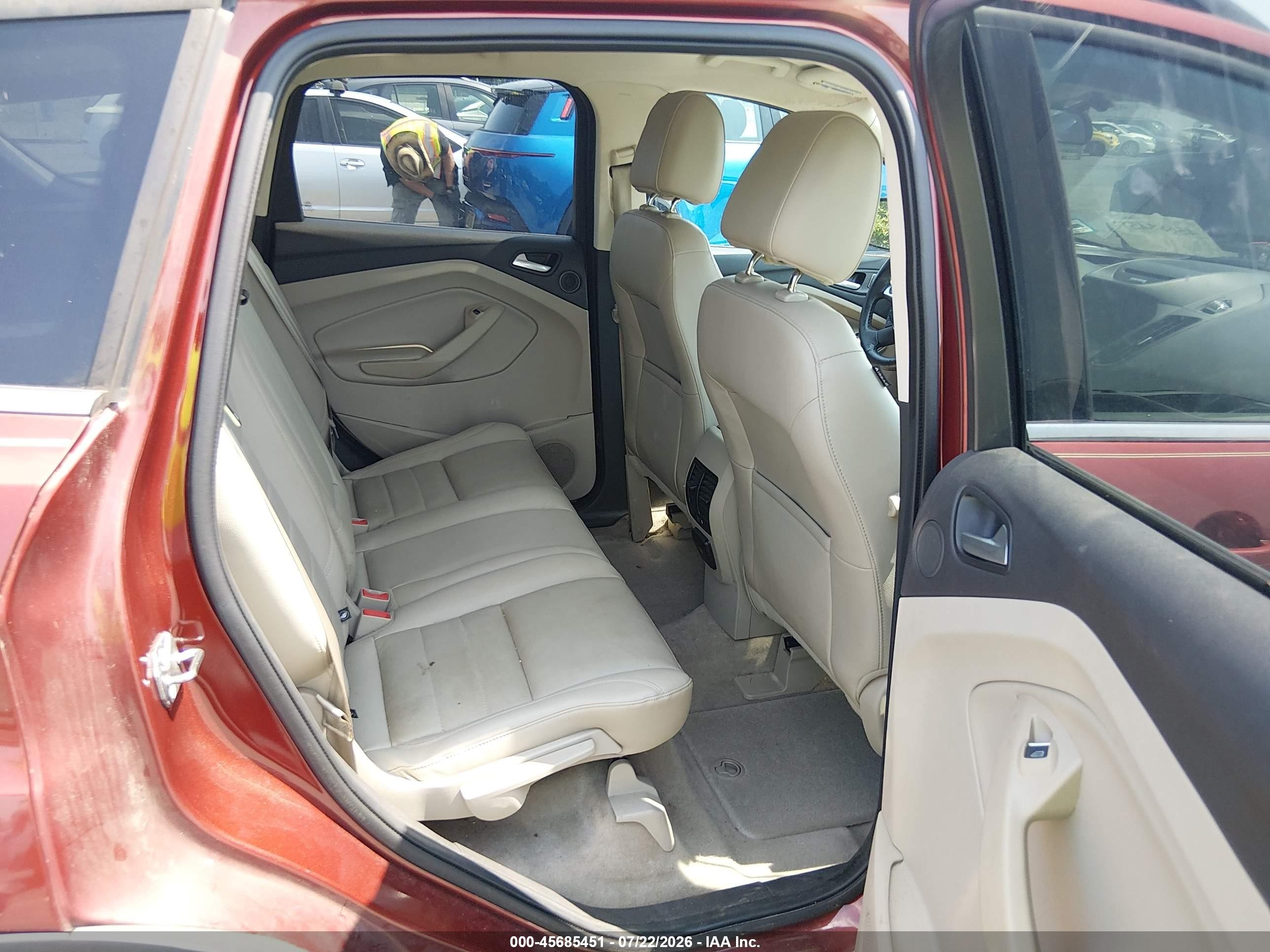 2014 Ford Escape Se Красный vin: 1FMCU0GX6EUE32799