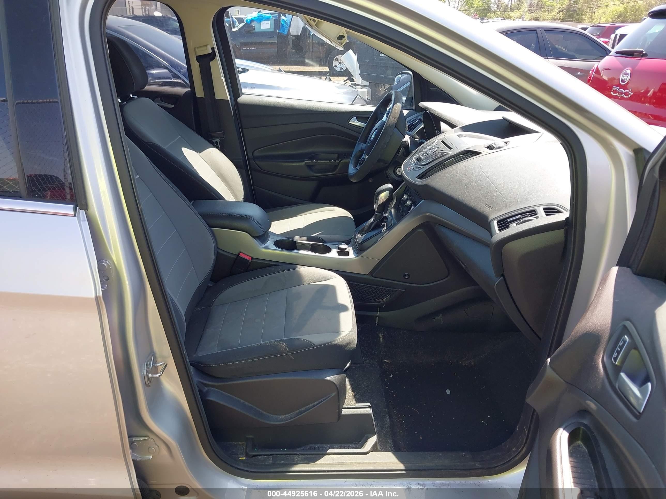 2014 Ford Escape Se Silver vin: 1FMCU0GX6EUE37405
