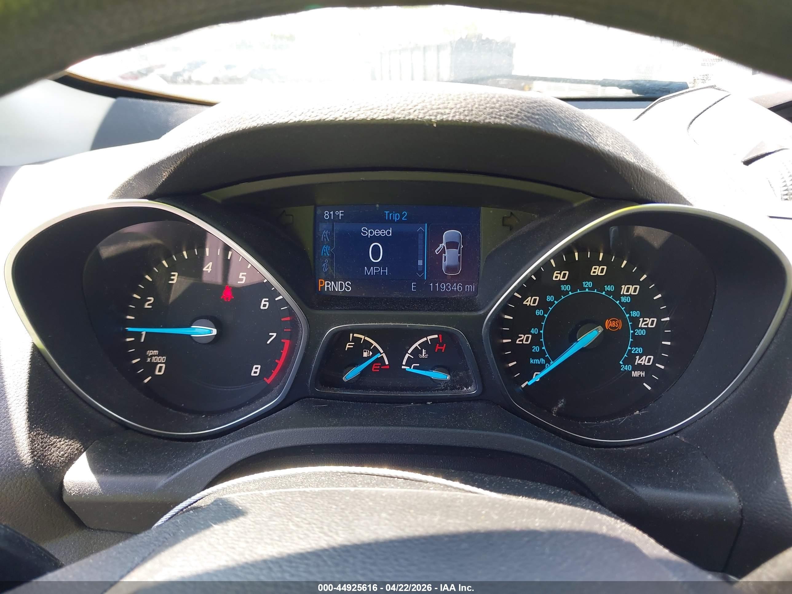 2014 Ford Escape Se Silver vin: 1FMCU0GX6EUE37405